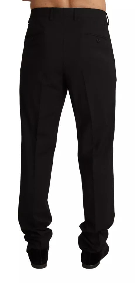Dolce & Gabbana Black Dress Formal Skinny Trousers-2