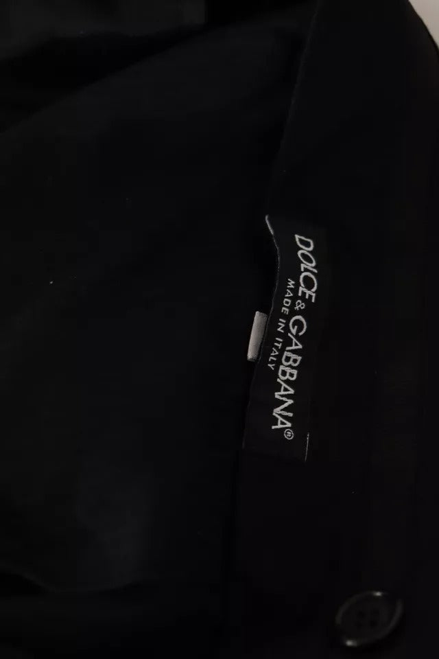 Dolce & Gabbana Black Dress Formal Skinny Trousers-3