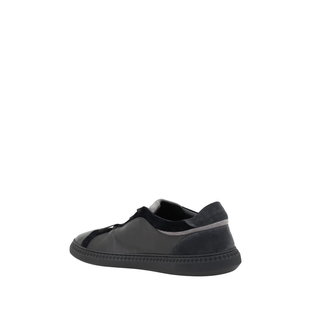 Givenchy Black Leather G Set Sneakers-3