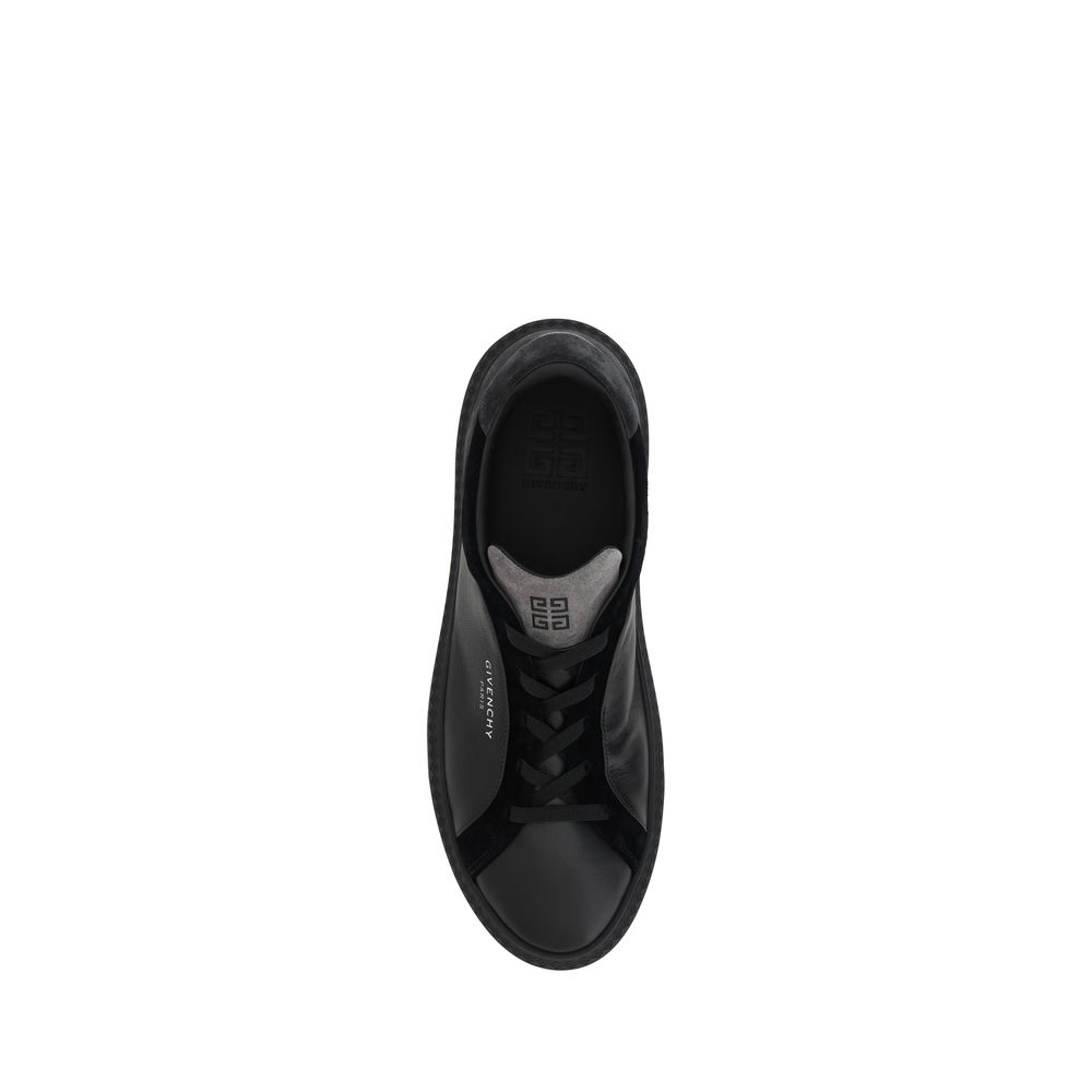 Givenchy Black Leather G Set Sneakers-4