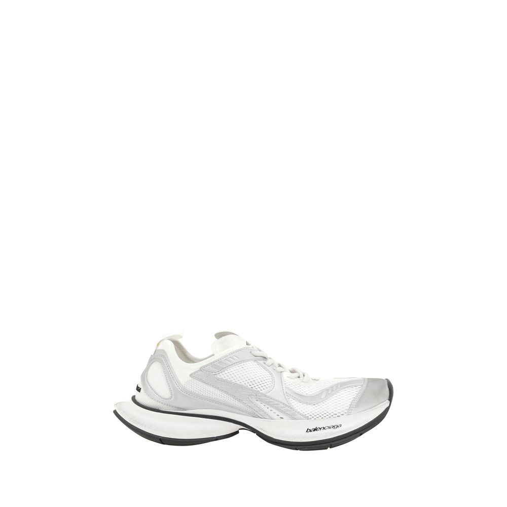 Balenciaga White Polyethylene Sports Shoes