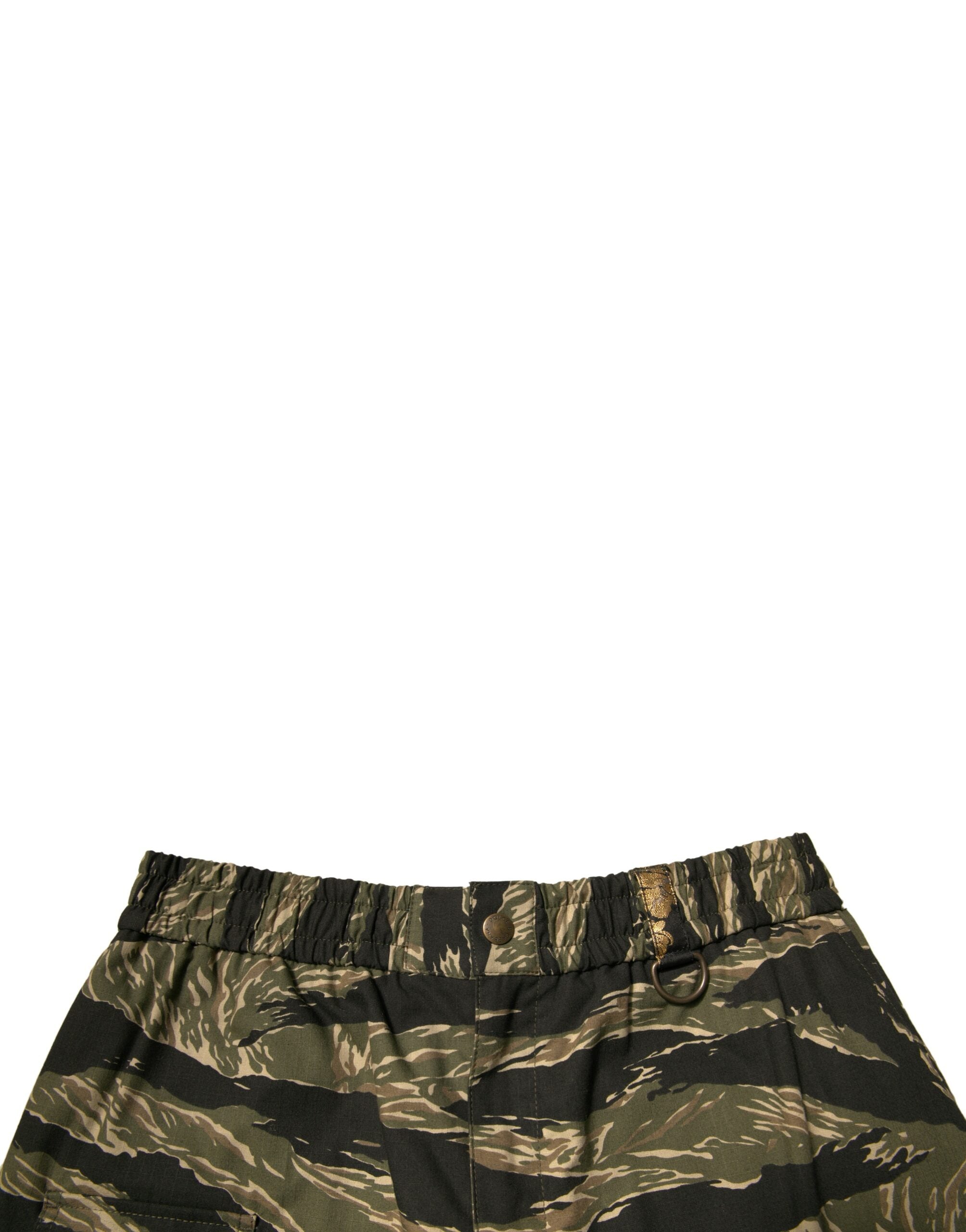 Dolce & Gabbana cotton Bermuda shorts with black and gold pattern-5