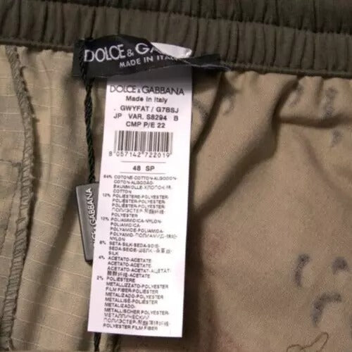 Dolce & Gabbana Multicolor Patchwork Cotton Jogger Sweatpants Pants-5