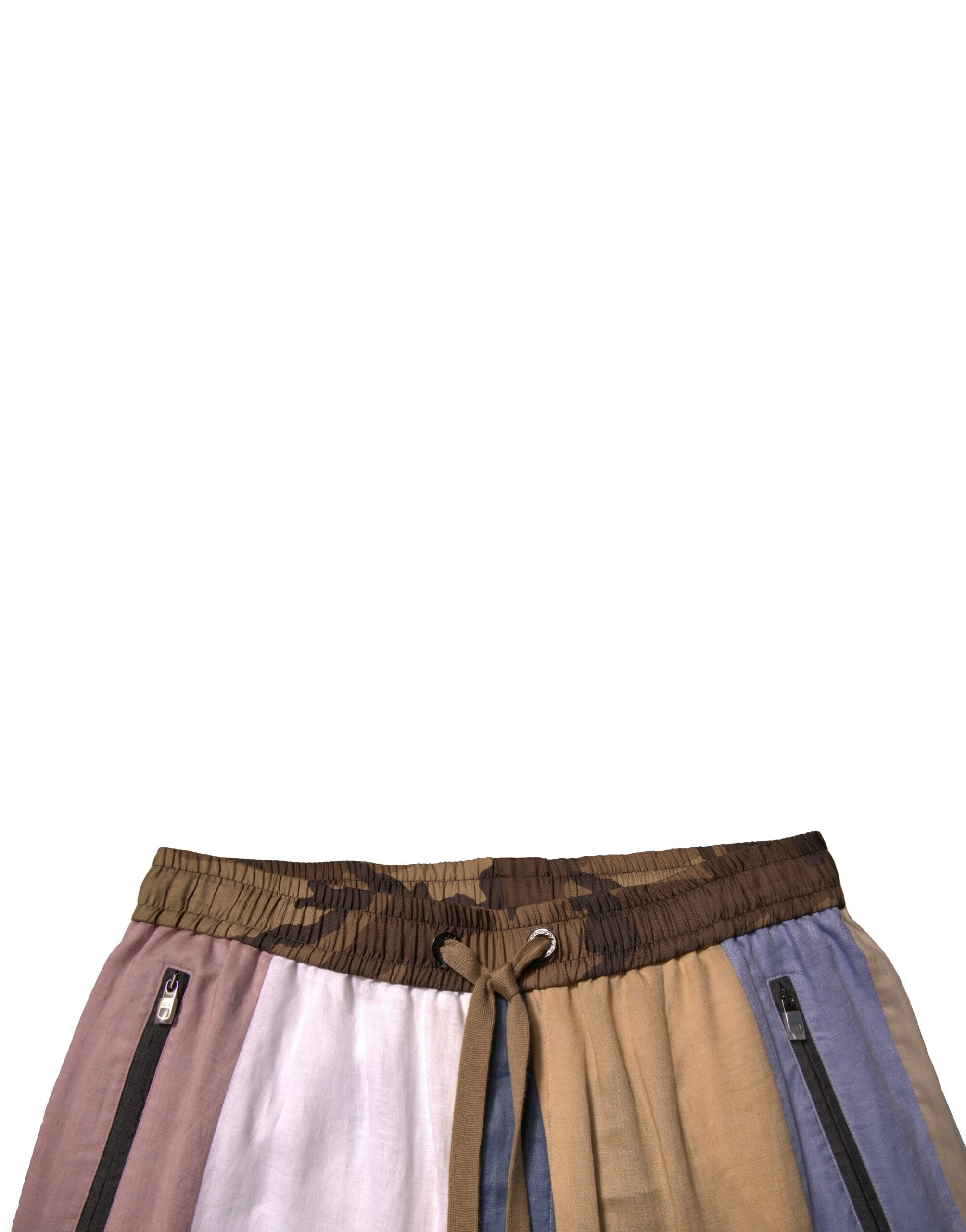 Dolce & Gabbana Multicolor Patchwork Jogger Sweatpants Pants-5