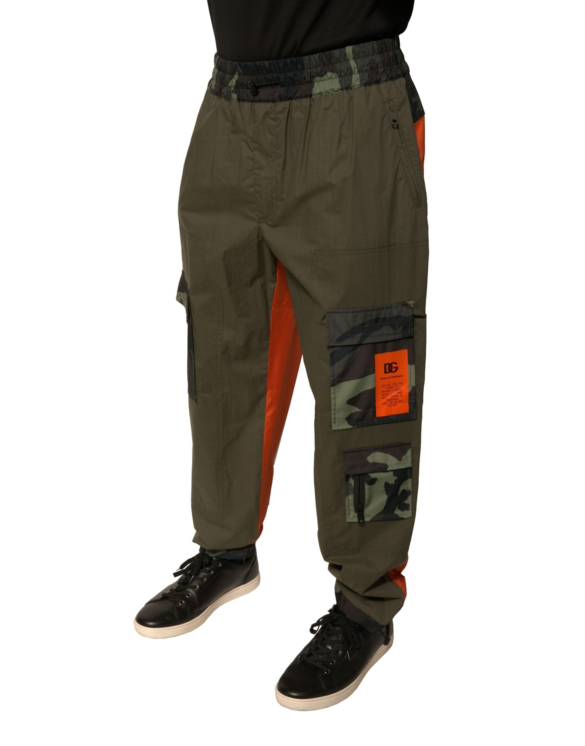 Pantalones cargo jogger con estampado de camuflaje multicolor de Dolce & Gabbana-3