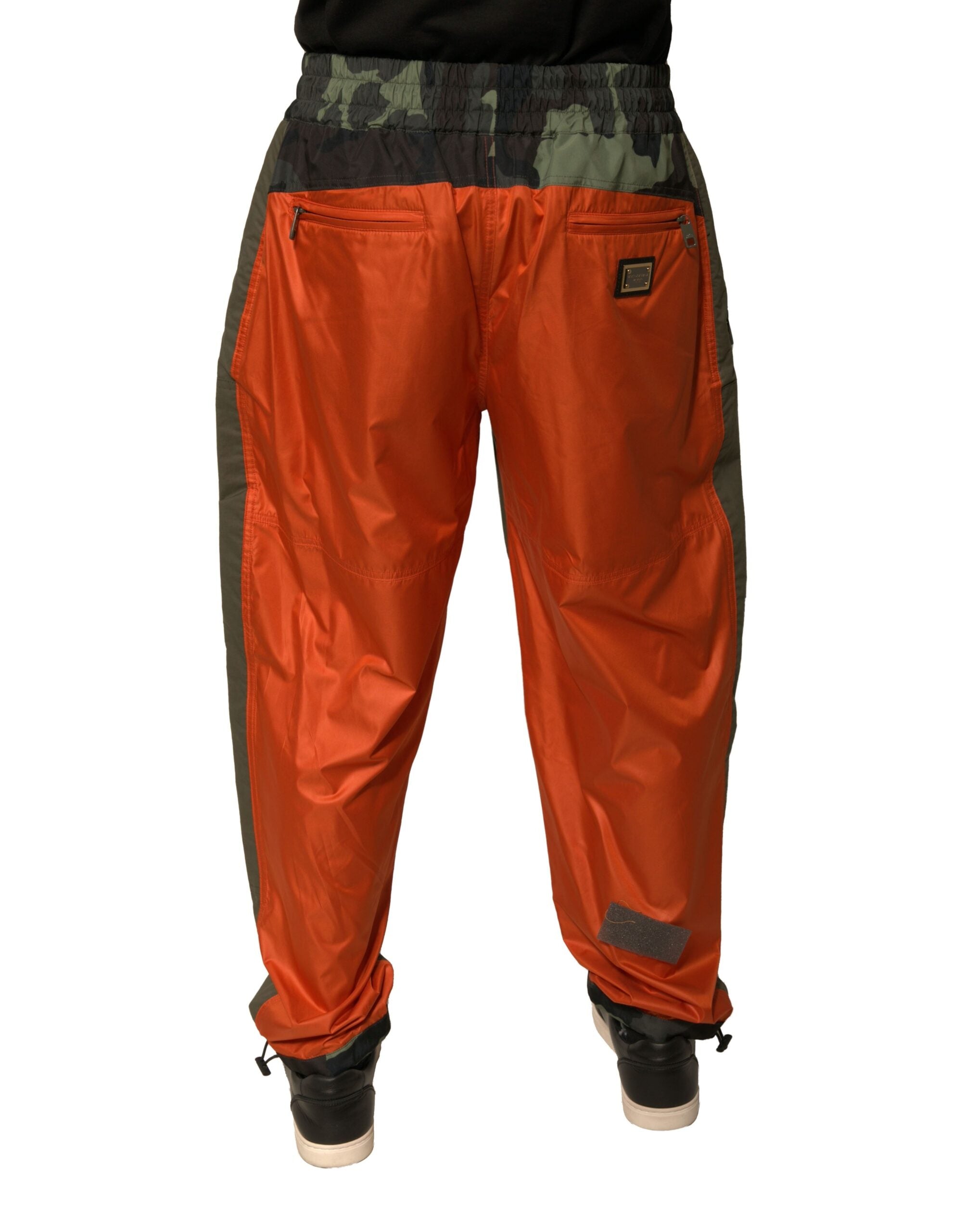 Pantalones cargo jogger con estampado de camuflaje multicolor de Dolce & Gabbana-4