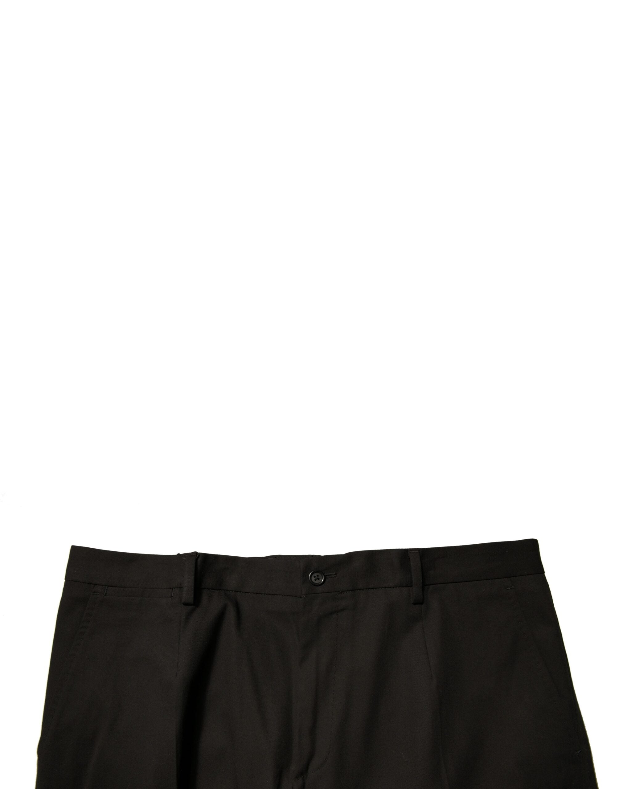 Dolce & Gabbana Schwarze Baumwolle Männer Cargo Freizeithosen-8