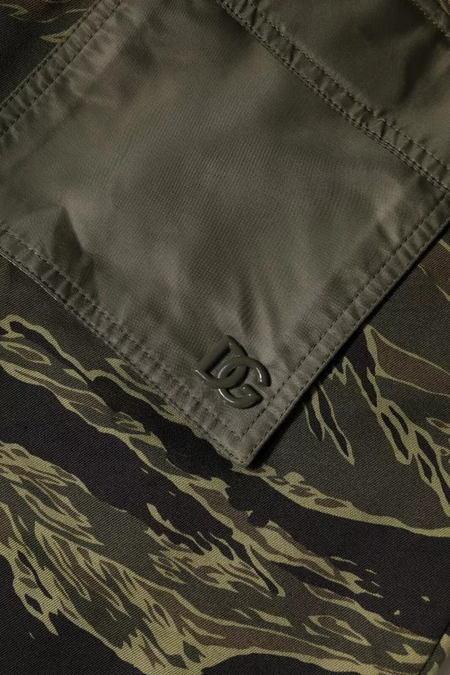 Dolce & Gabbana Green Cotton Jogger Cargo Pants-7