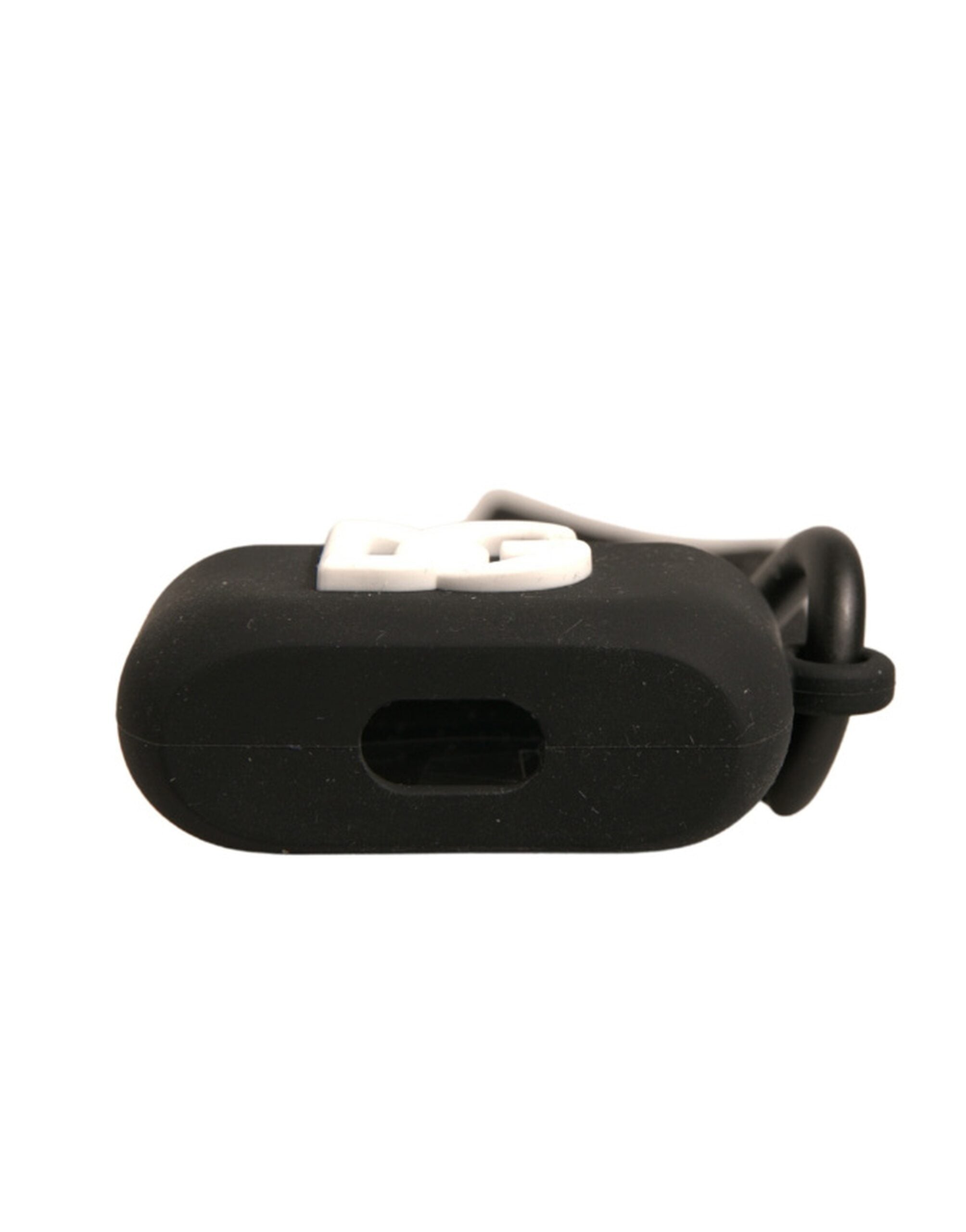 Estuche de silicona negra con el logotipo en relieve de Dolce & Gabbana para AirPods-5