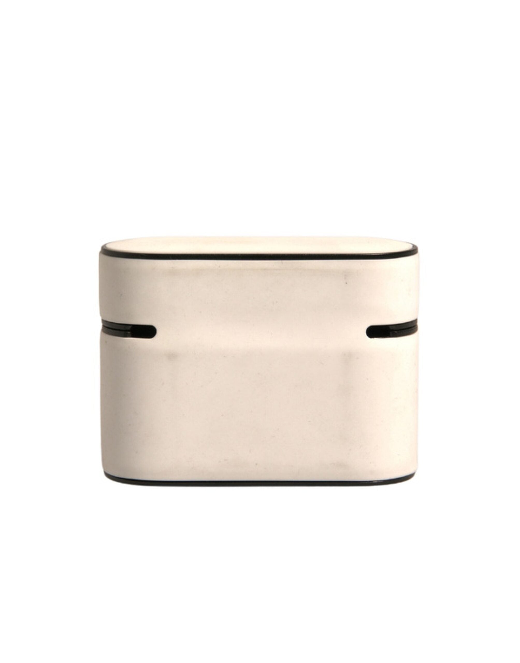 Dolce & Gabbana White PVC Embossed Logo Plaque Holder AirPods Case-4