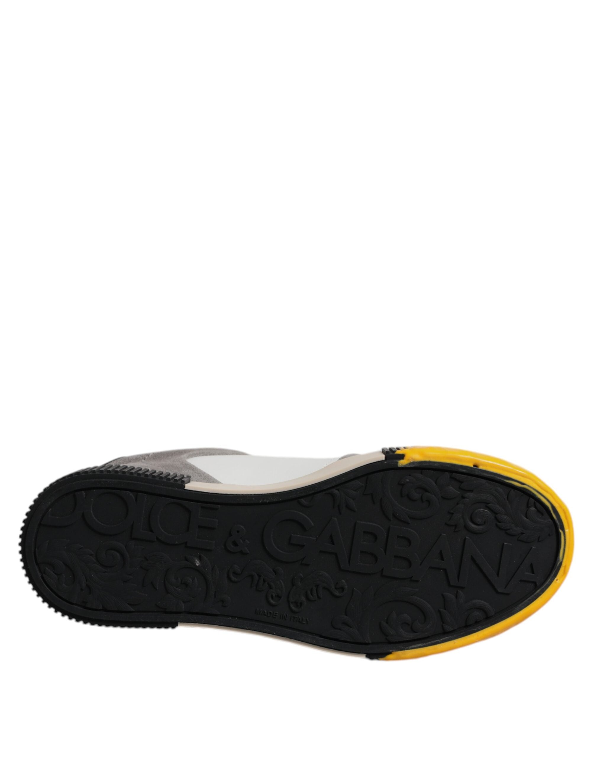 Dolce & Gabbana Multicolor Leather DNA Low Top Sneakers Shoes-7