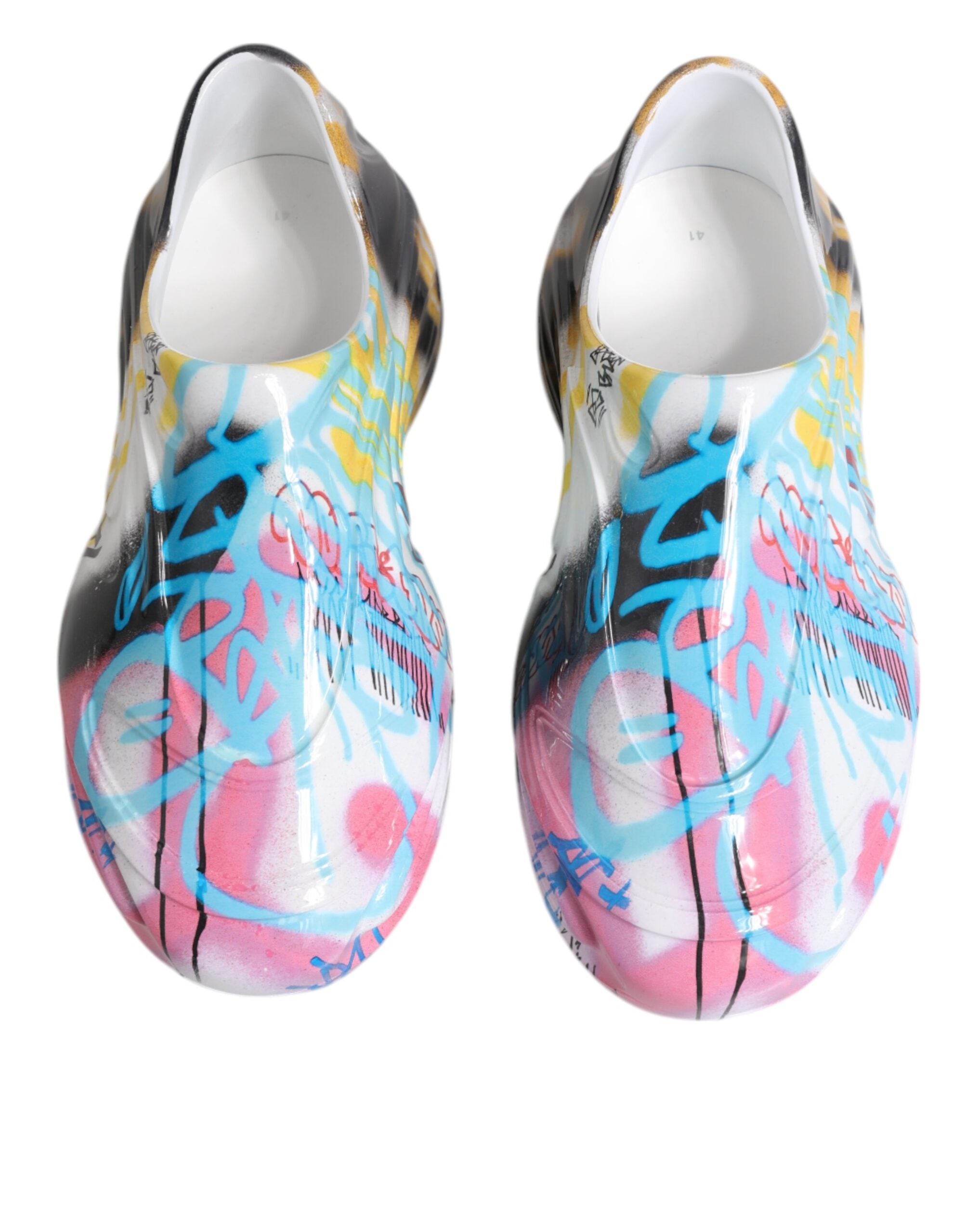Dolce & Gabbana Multicolor Graffiti Daymaster Sneakers Shoes-3