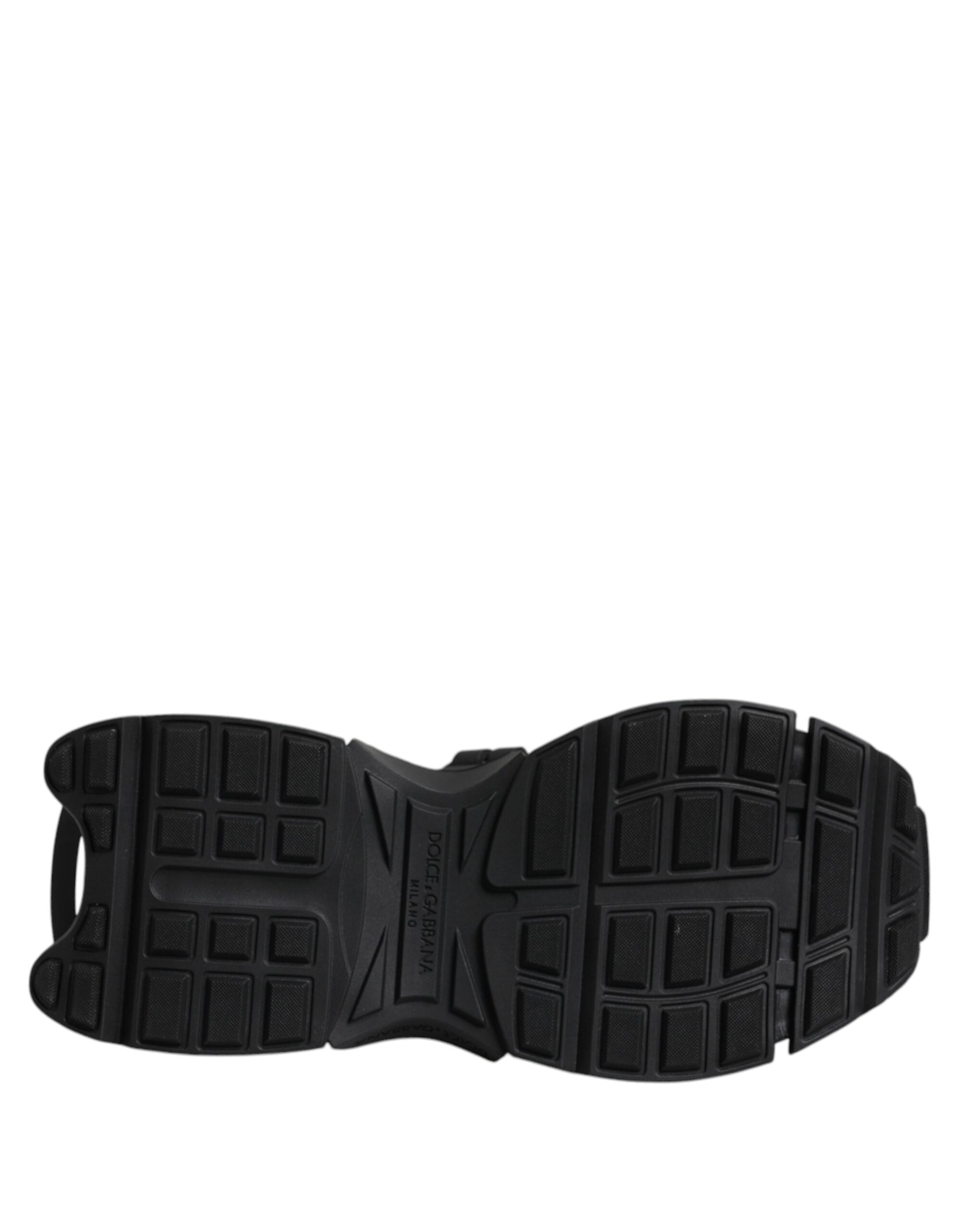 Zapatillas deportivas negras de caña baja con cordones de Dolce & Gabbana-8