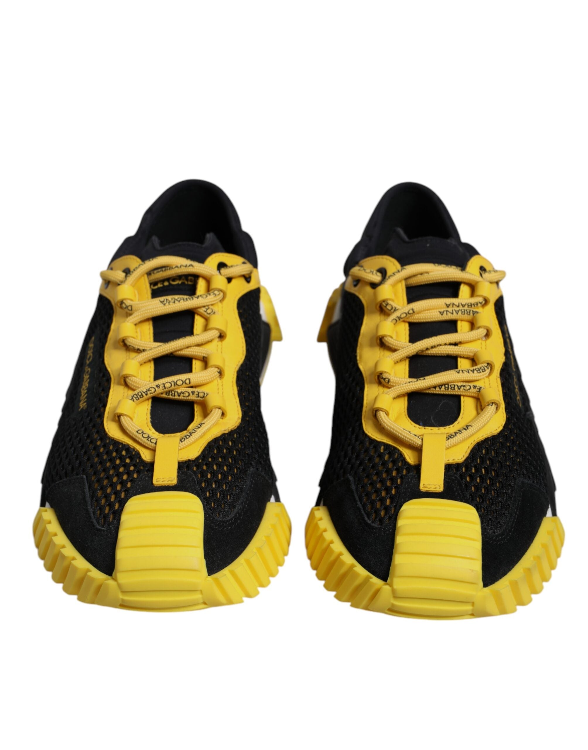 Zapatillas deportivas bajas NS1 de Dolce & Gabbana en negro y amarillo-2