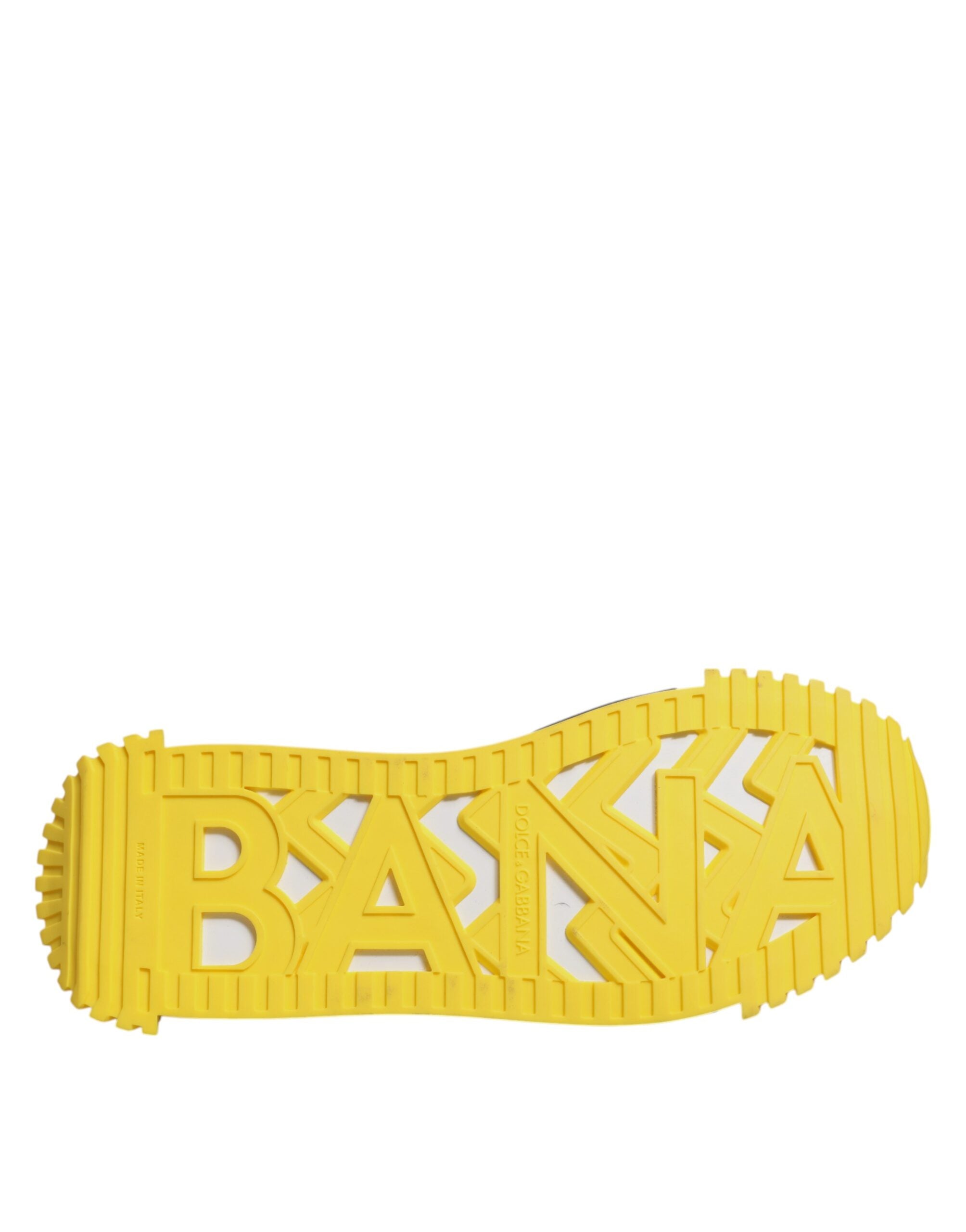 Zapatillas deportivas bajas NS1 de Dolce & Gabbana en negro y amarillo-7