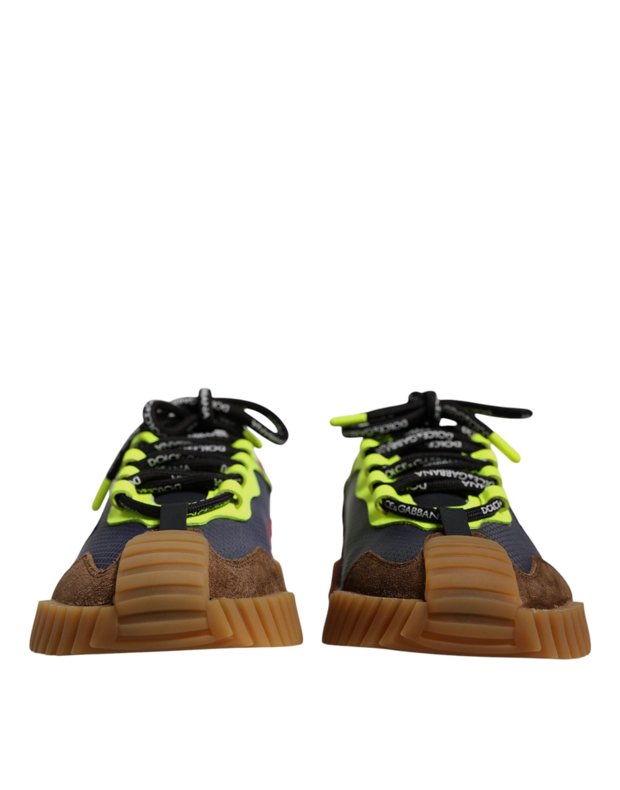 Dolce & Gabbana Multicolor Nylon Low Top NS1 Sneakers Shoes-2