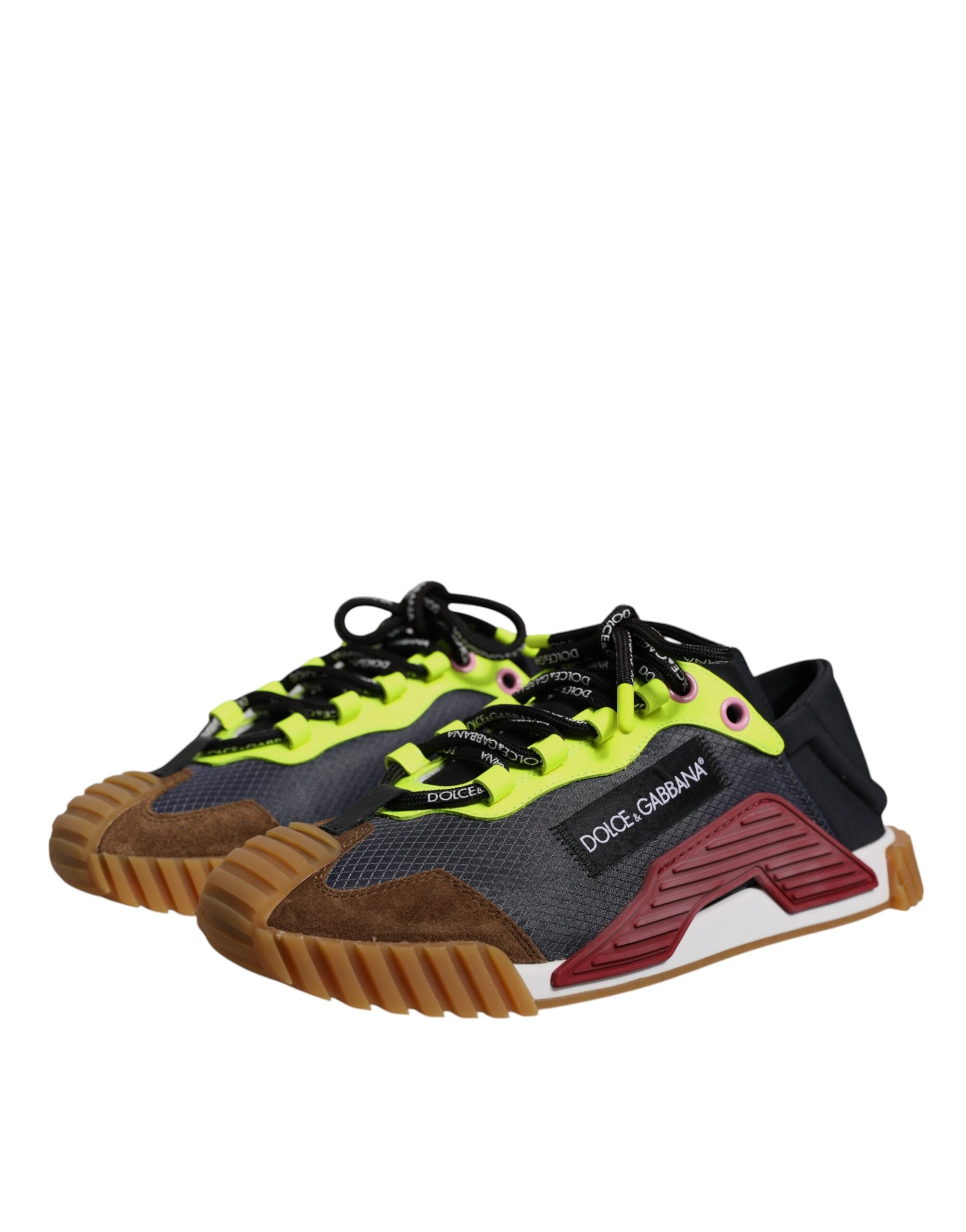 Dolce & Gabbana Multicolor Nylon Low Top NS1 Sneakers Shoes-3