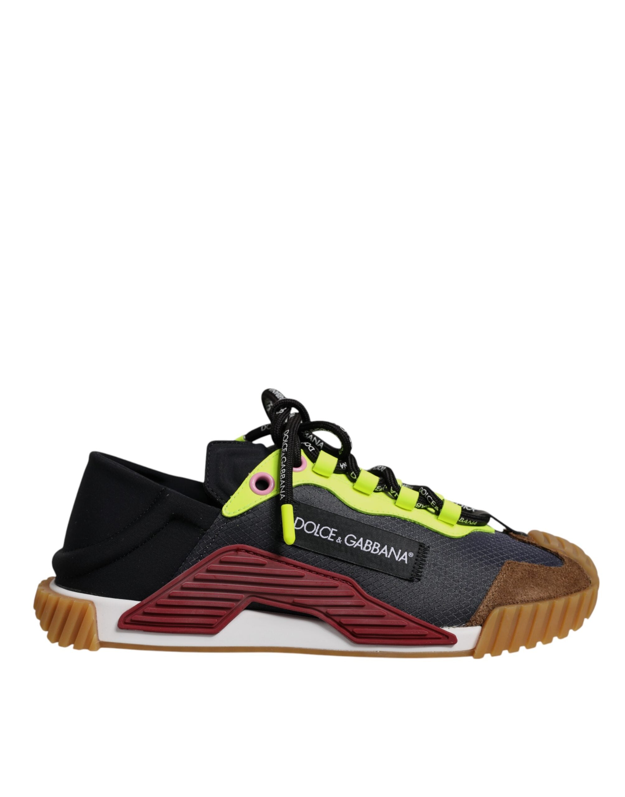 Dolce & Gabbana Multicolor Nylon Low Top NS1 Sneakers Shoes-1