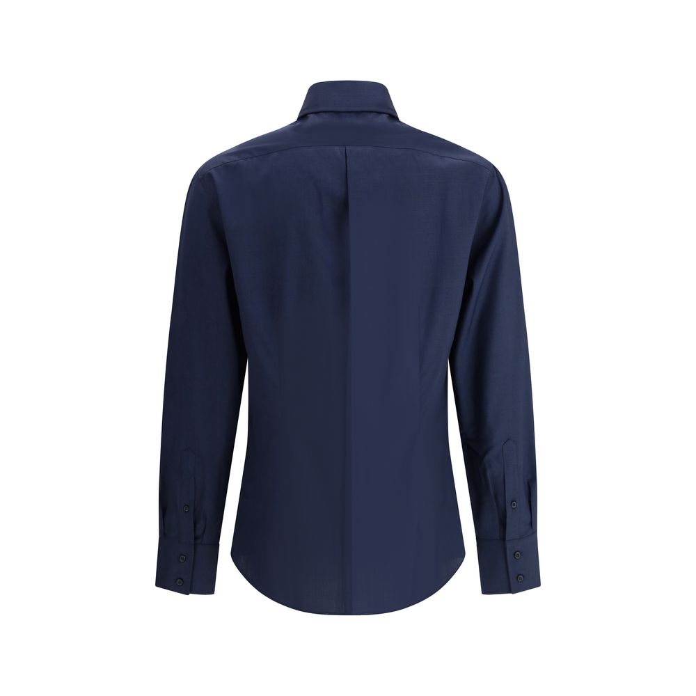 Brunello Cucinelli cotton shirt in blue-2