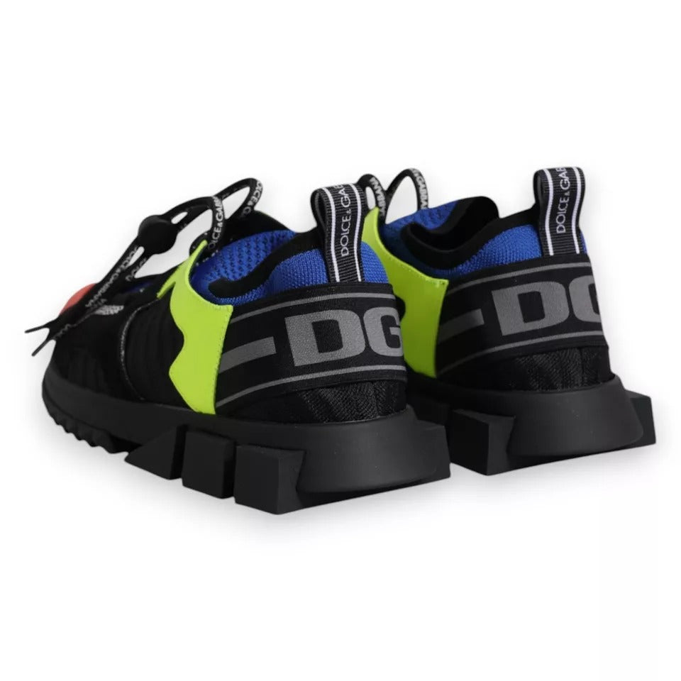 Dolce & Gabbana Multicolor Mesh Sorrento Trekking Sneakers Shoes-4