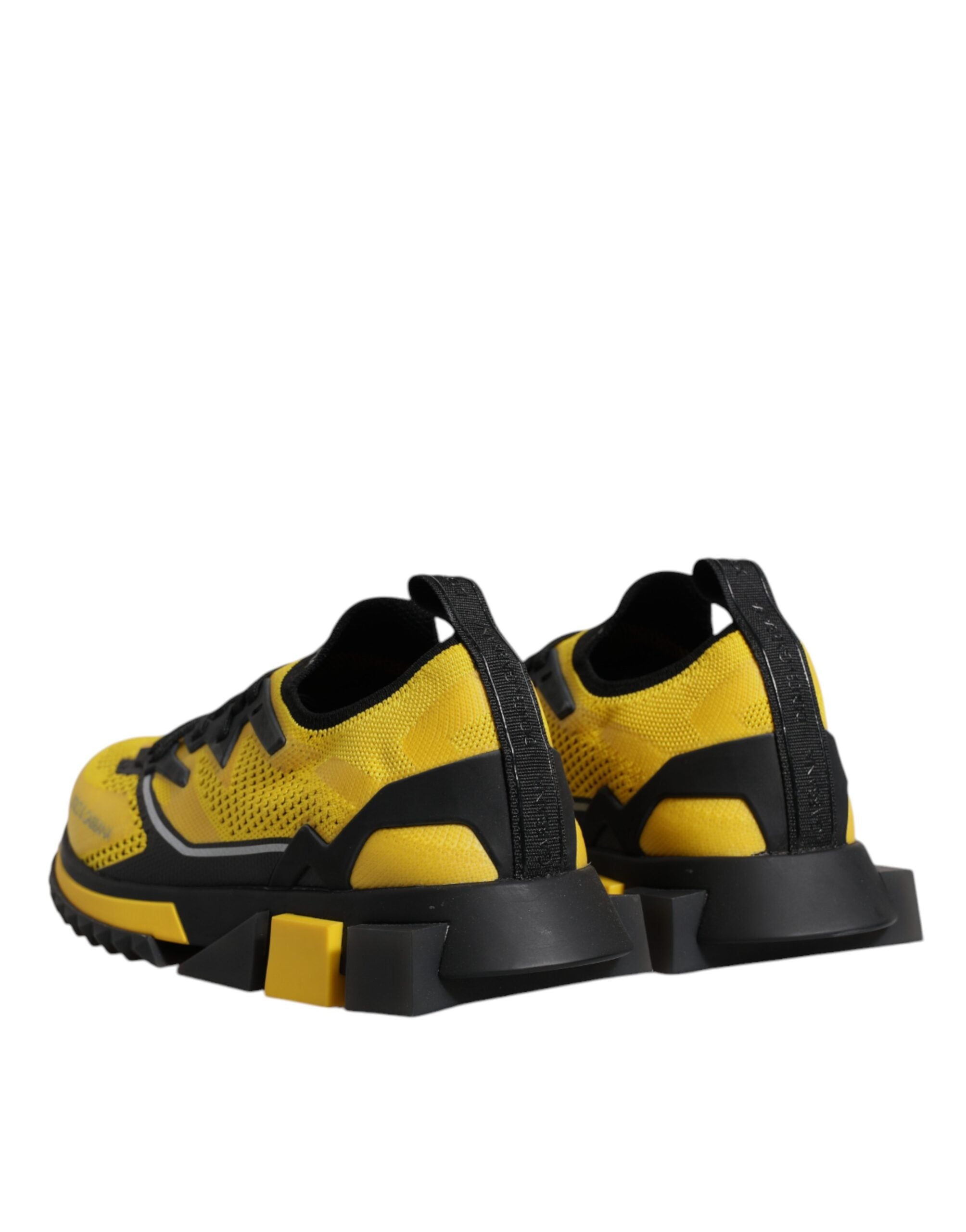 Dolce & Gabbana Yellow Sorrento Sport Stretch Sneakers Shoes-5
