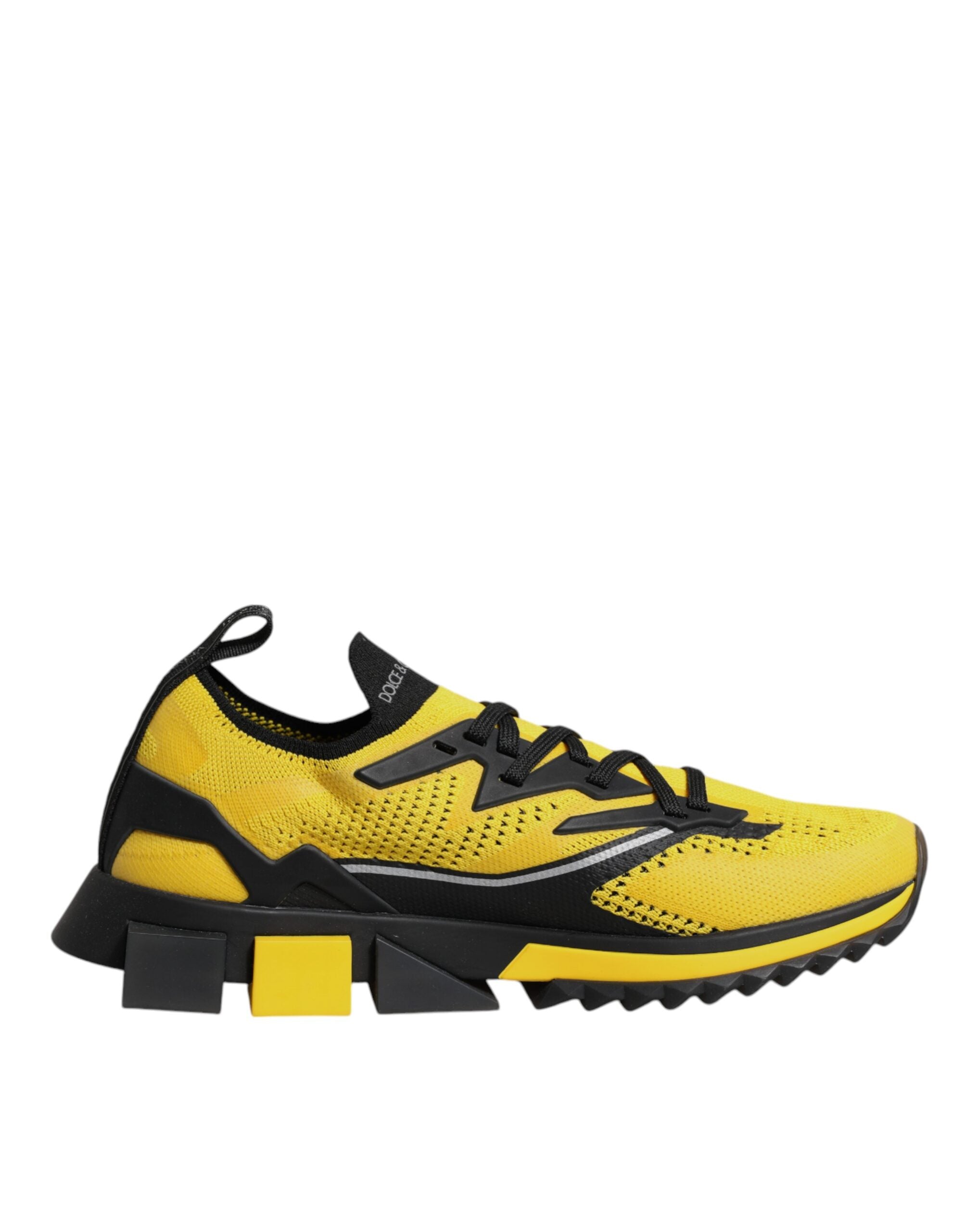 Dolce & Gabbana Yellow Sorrento Sport Stretch Sneakers Shoes-7