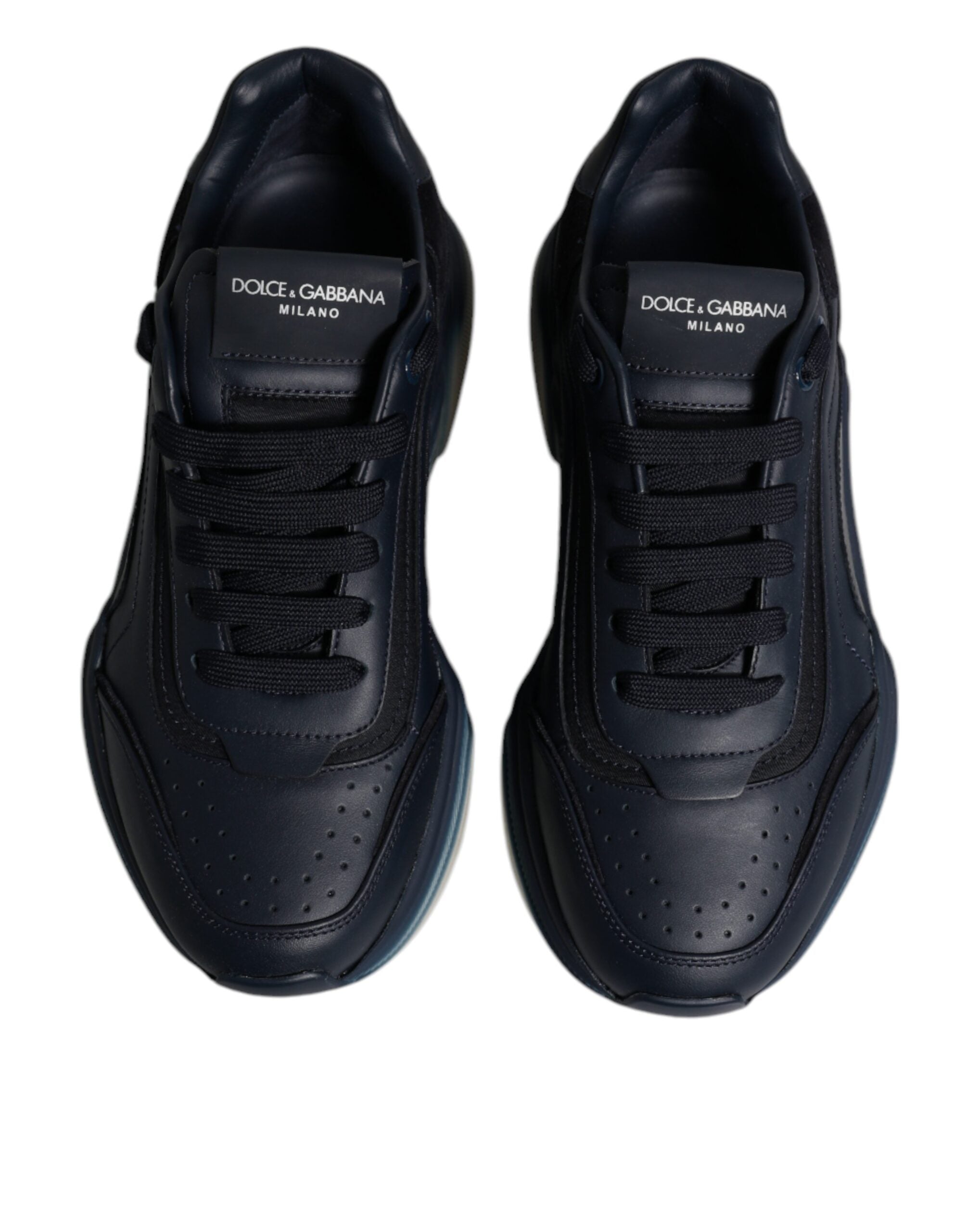 Dolce & Gabbana Navy Blue Daymaster Low Top Men's Sneakers Shoes-3