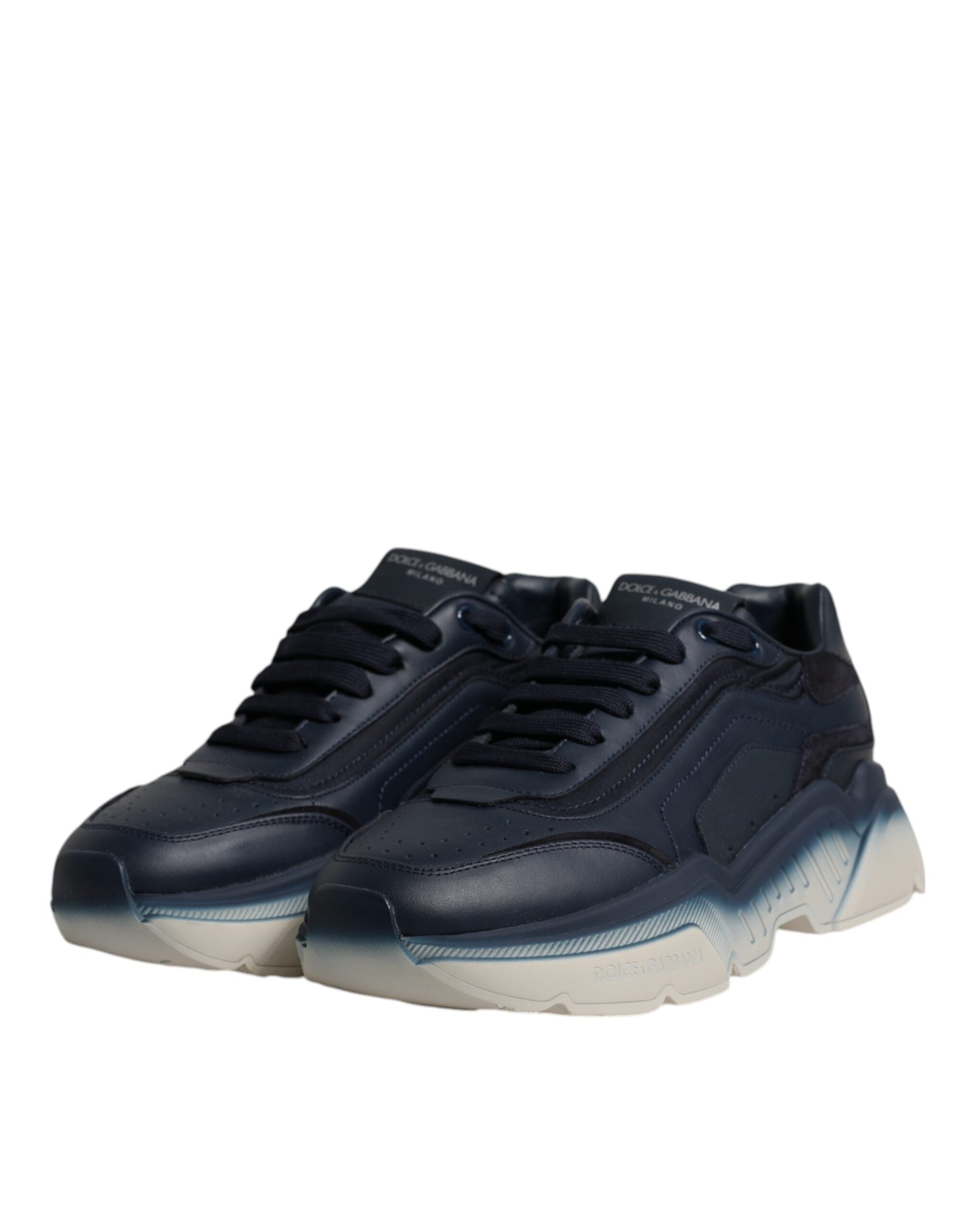 Dolce & Gabbana Navy Blue Daymaster Low Top Men's Sneakers Shoes-4
