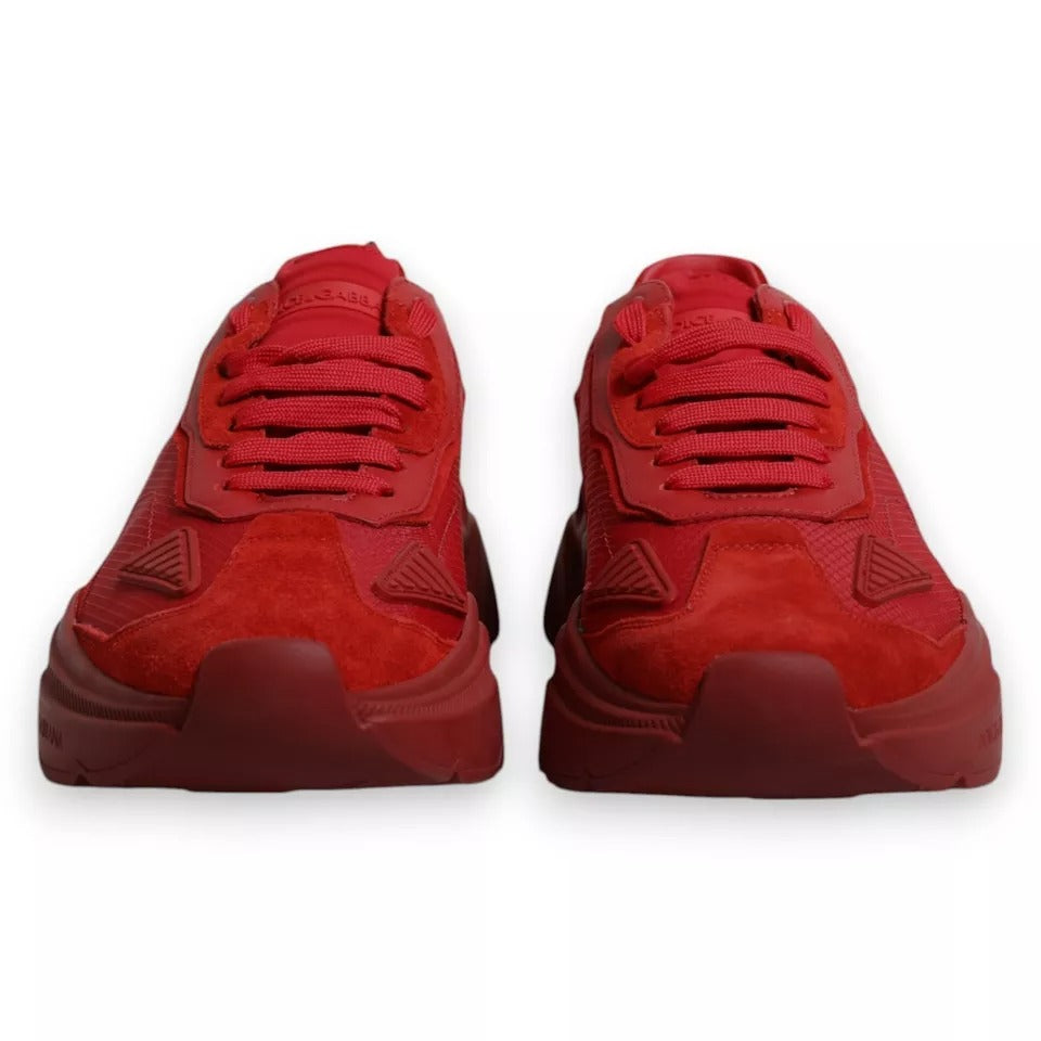 Dolce & Gabbana Red Leather Daymaster Low Top Sneakers Shoes-8