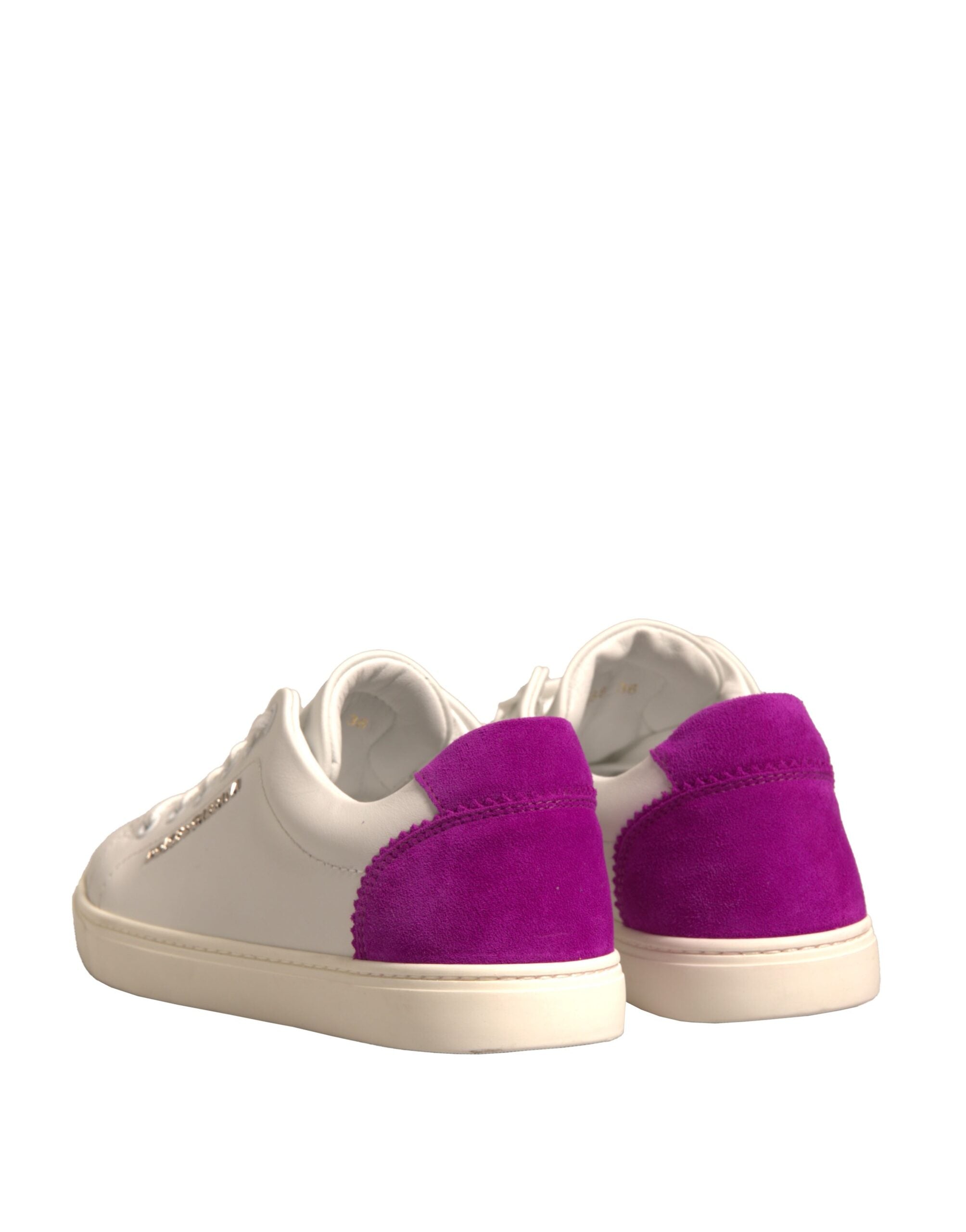 Zapatillas bajas de ante blanco de Dolce & Gabbana-5