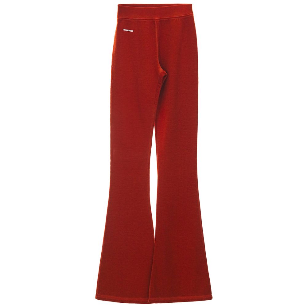 Dsquared² Red Cotton Jogging Pants