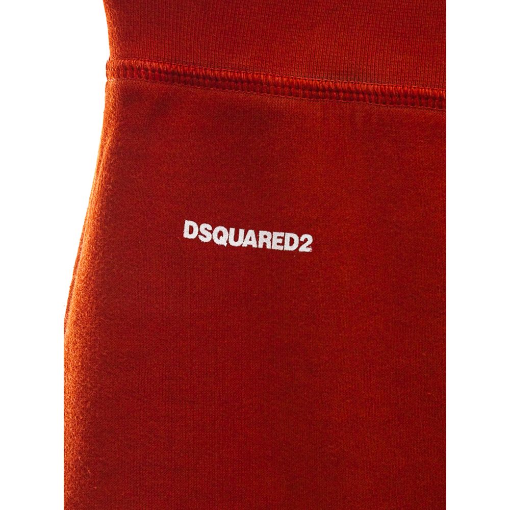 Dsquared² Red Cotton Jogging Pants-3