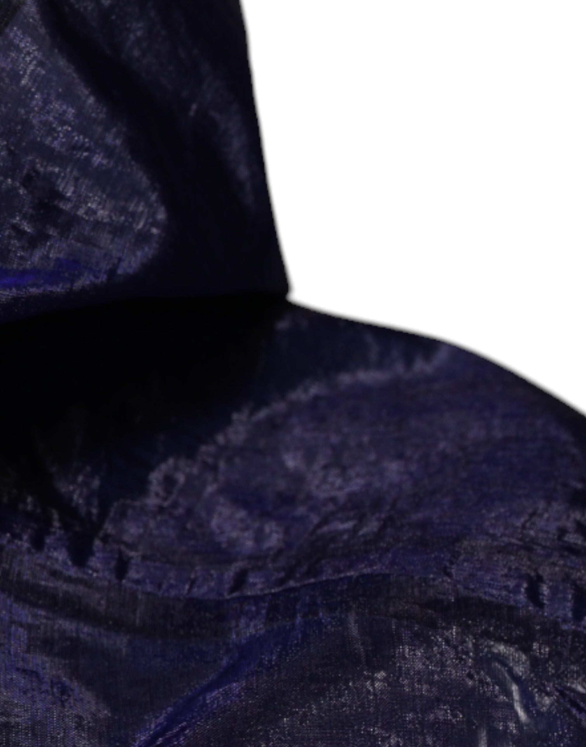 Dolce & Gabbana Dark Blue Cotton Hooded Men's Raincoat Jacket-6