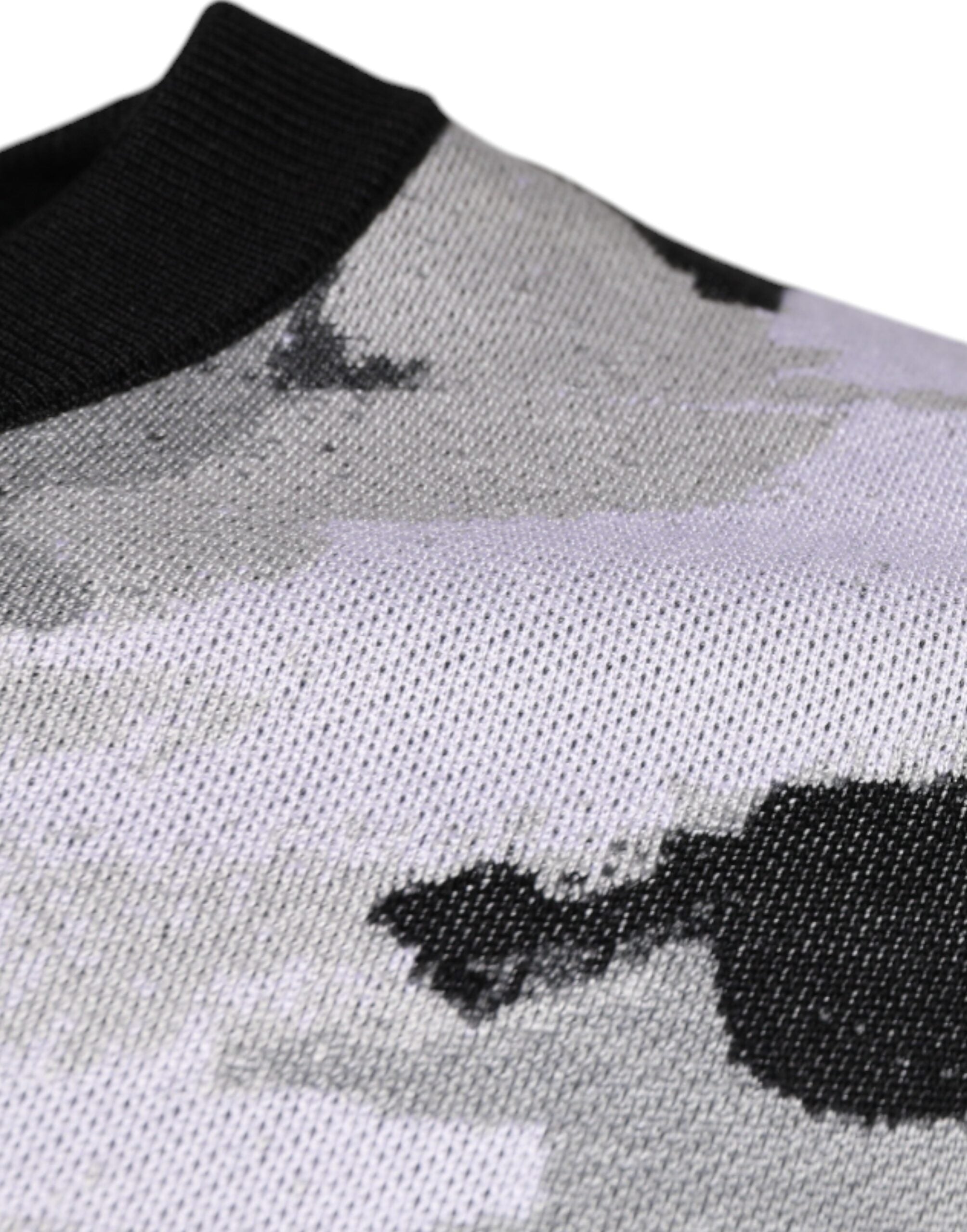 Dolce & Gabbana Multicolor Camouflage Rundhalsausschnitt Männer Pullover Pullover-4