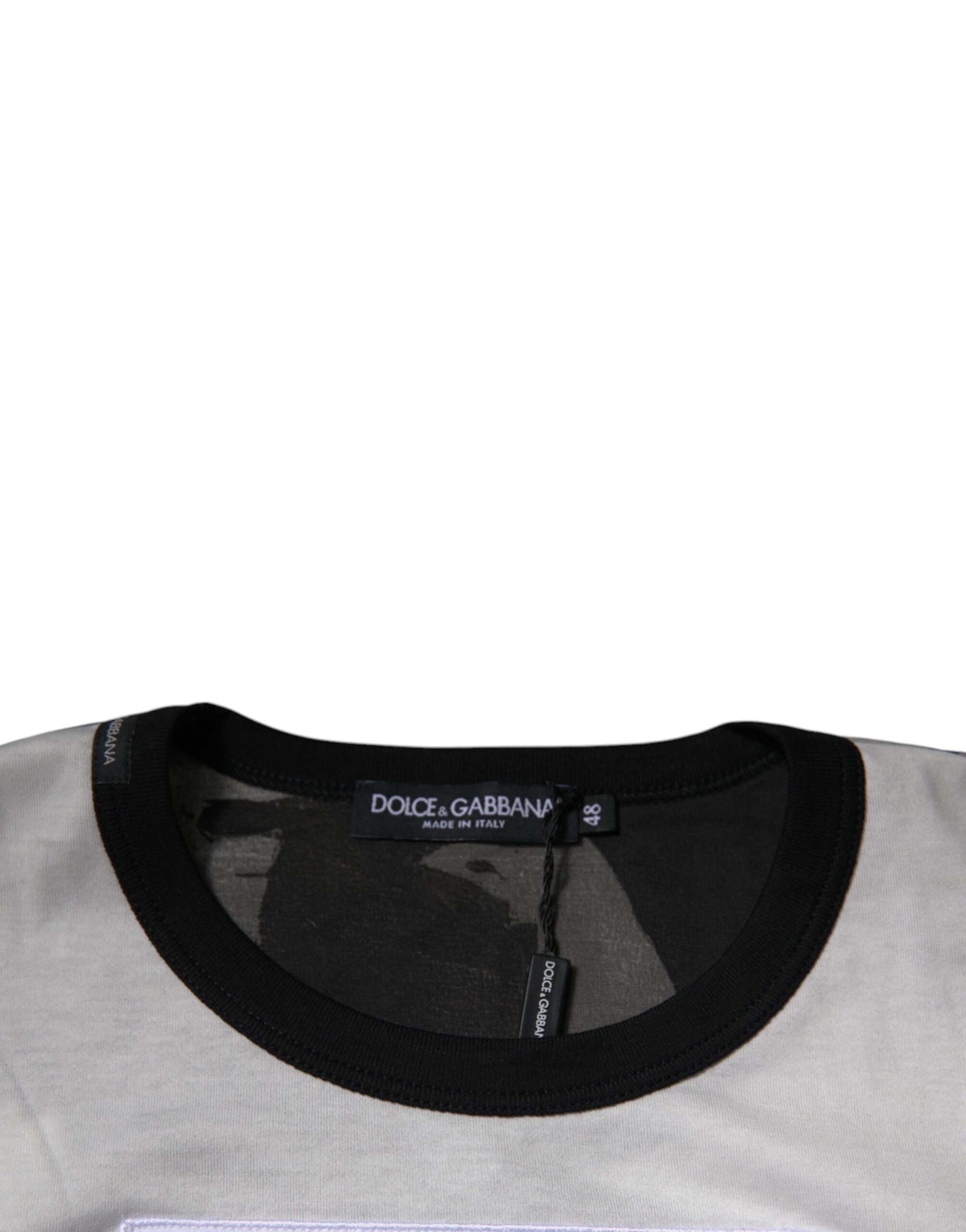 Dolce & Gabbana Multicolor Camouflage T-Shirt mit Rundhalsausschnitt-5