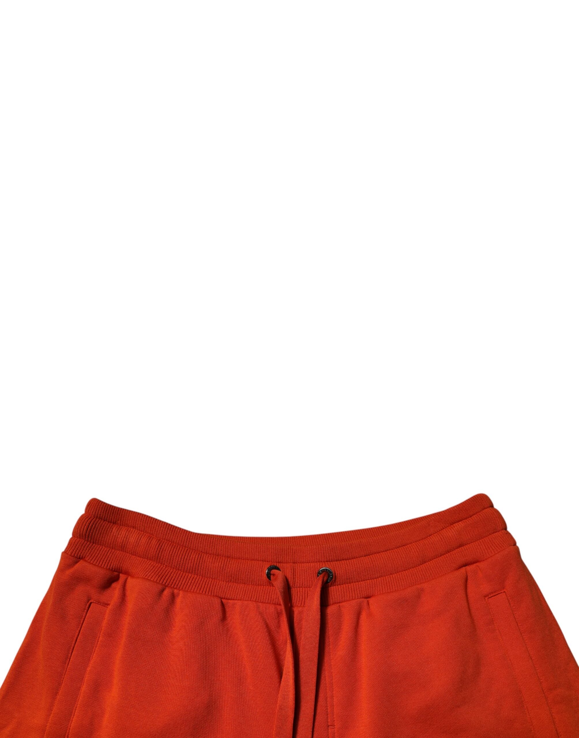 Dolce & Gabbana Rote Bermudashorts aus Baumwollmischung mit mittlerer Taille für Männer-5