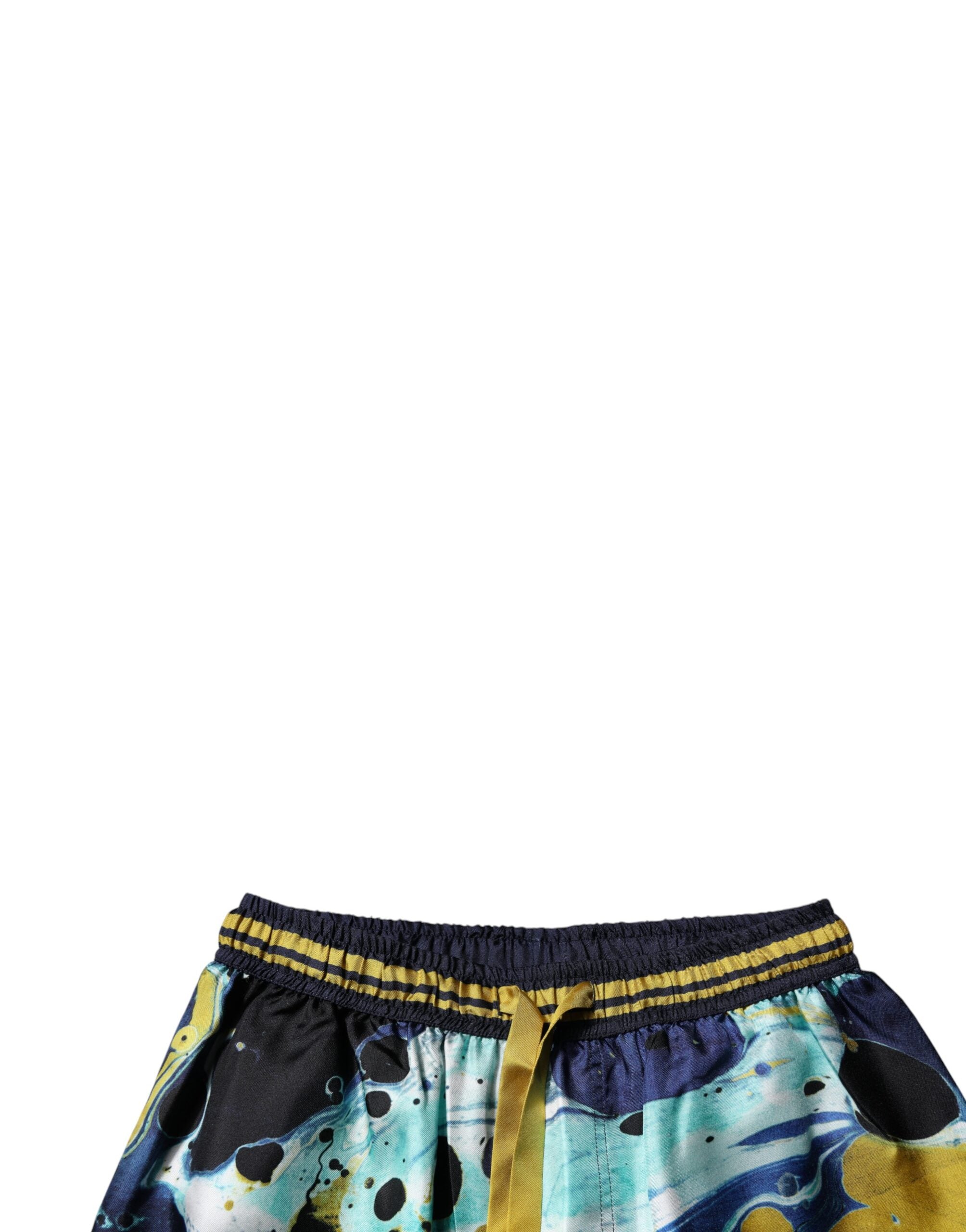 Dolce & Gabbana Multicolor Marbled Jogging Pants Jogging Trousers Trousers-5