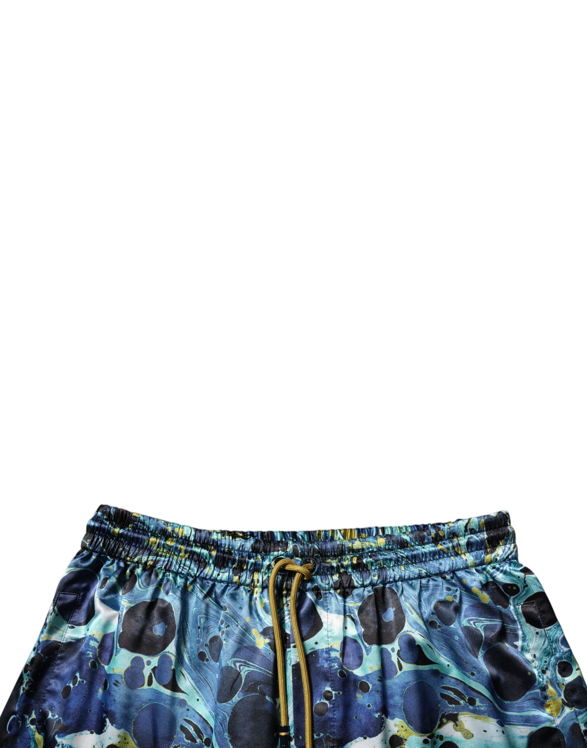 Dolce & Gabbana Multicolor Marble Print Jogger Men's Sweatpants Trousers-5
