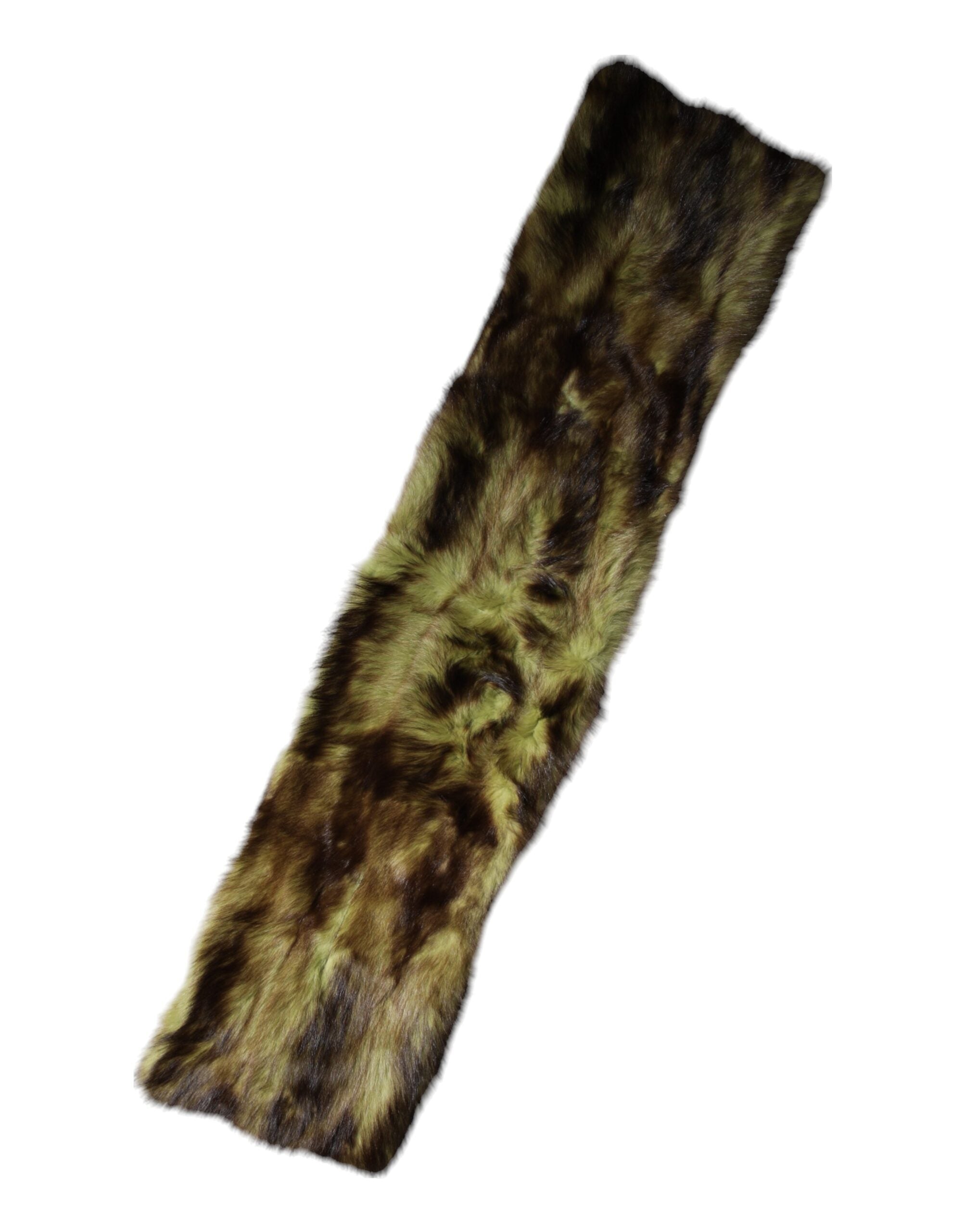 Dolce & Gabbana Multicolor Fur Scarf Neck Wrap Cover Collar Scarf-2