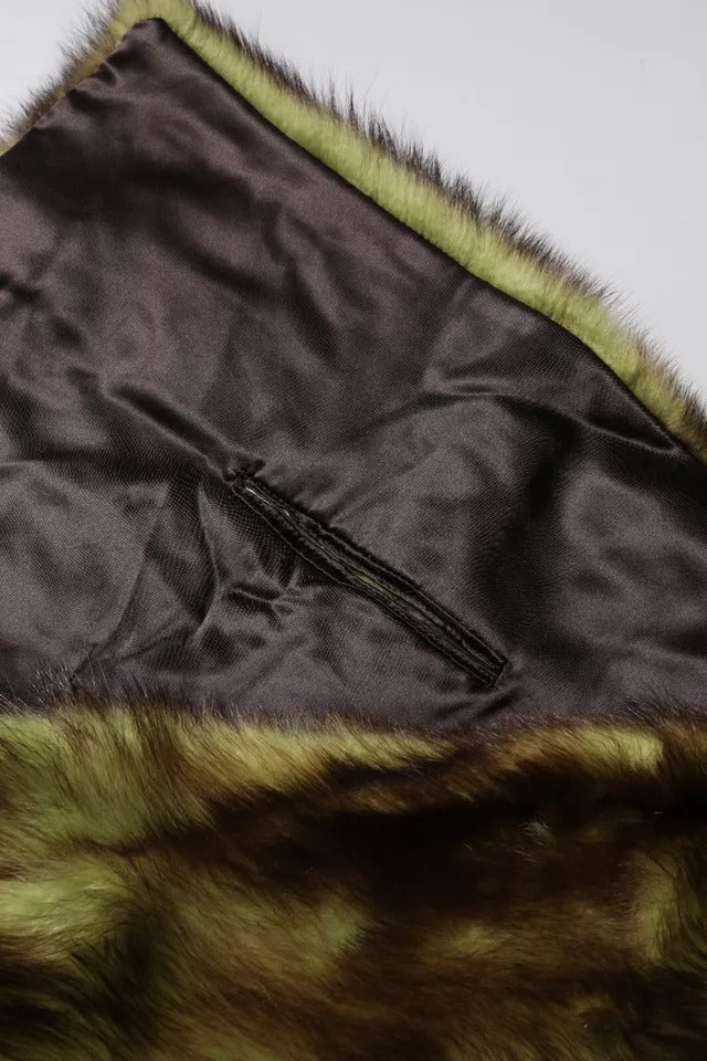 Dolce & Gabbana Multicolor Fur Scarf Neck Wrap Cover Collar Scarf-7