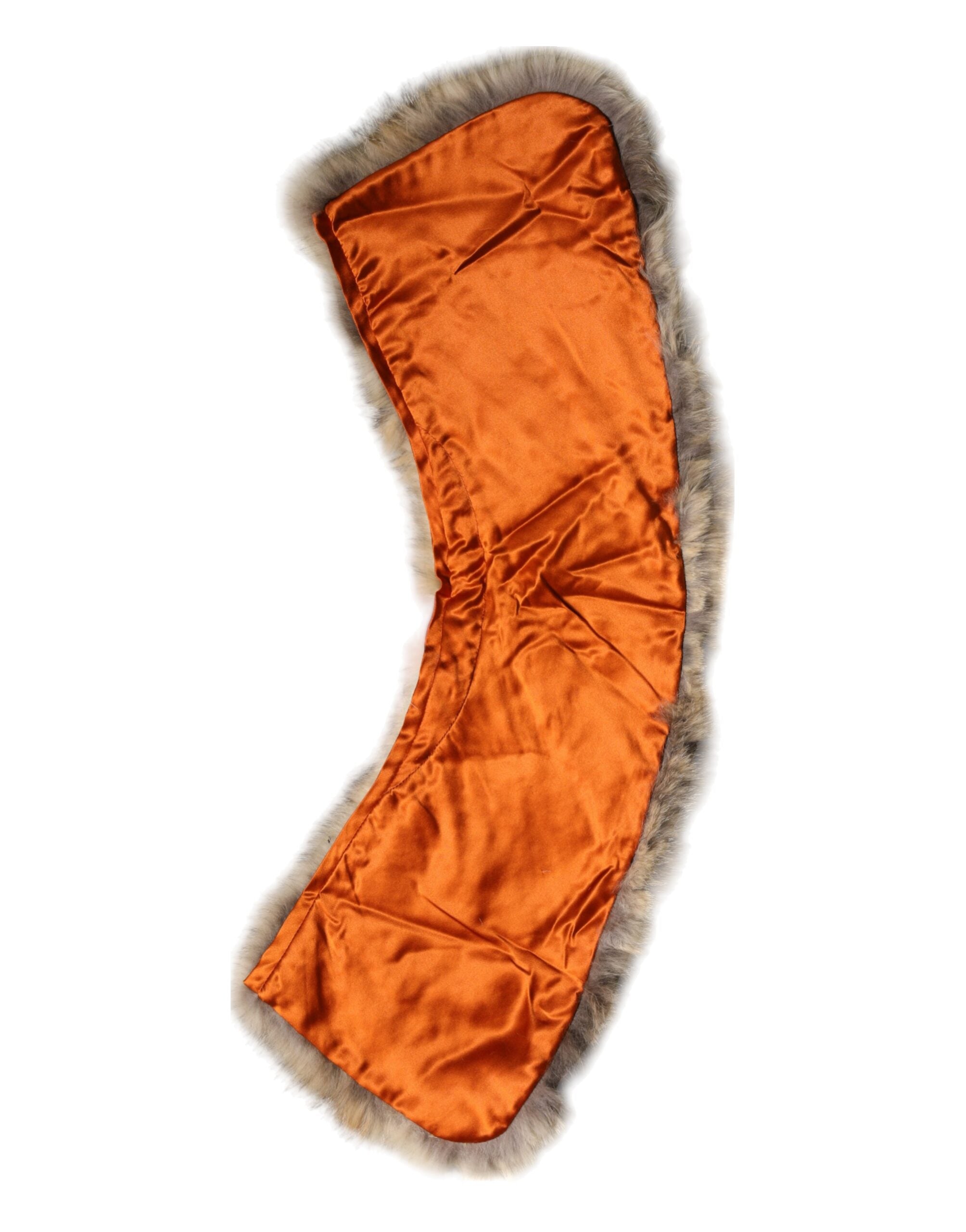 Dolce & Gabbana Brown Fur Shoulder Collar Neck Wrap Scarf-5
