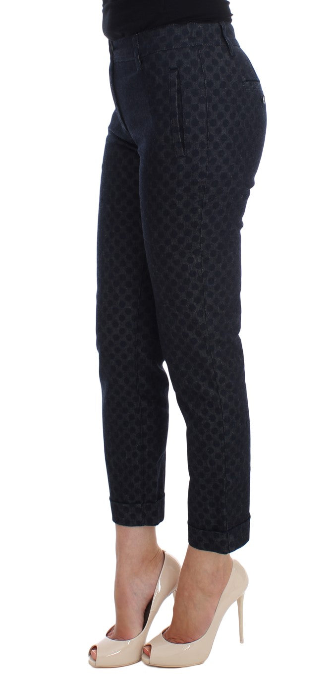 Dolce & Gabbana Gepunktete schmale Caprihose-2