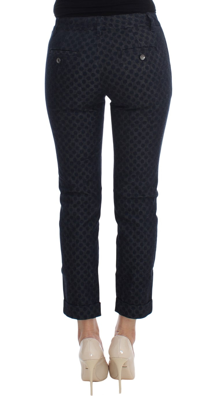 Dolce & Gabbana Gepunktete schmale Caprihose-3