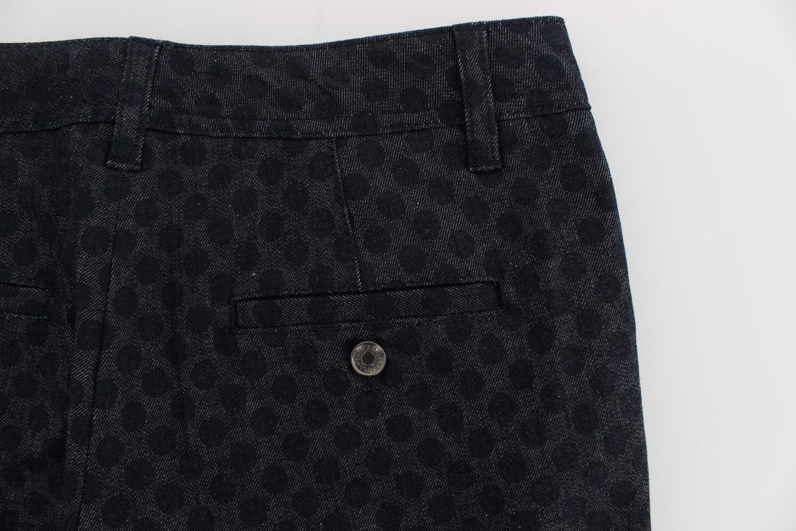 Dolce & Gabbana Gepunktete schmale Caprihose-8