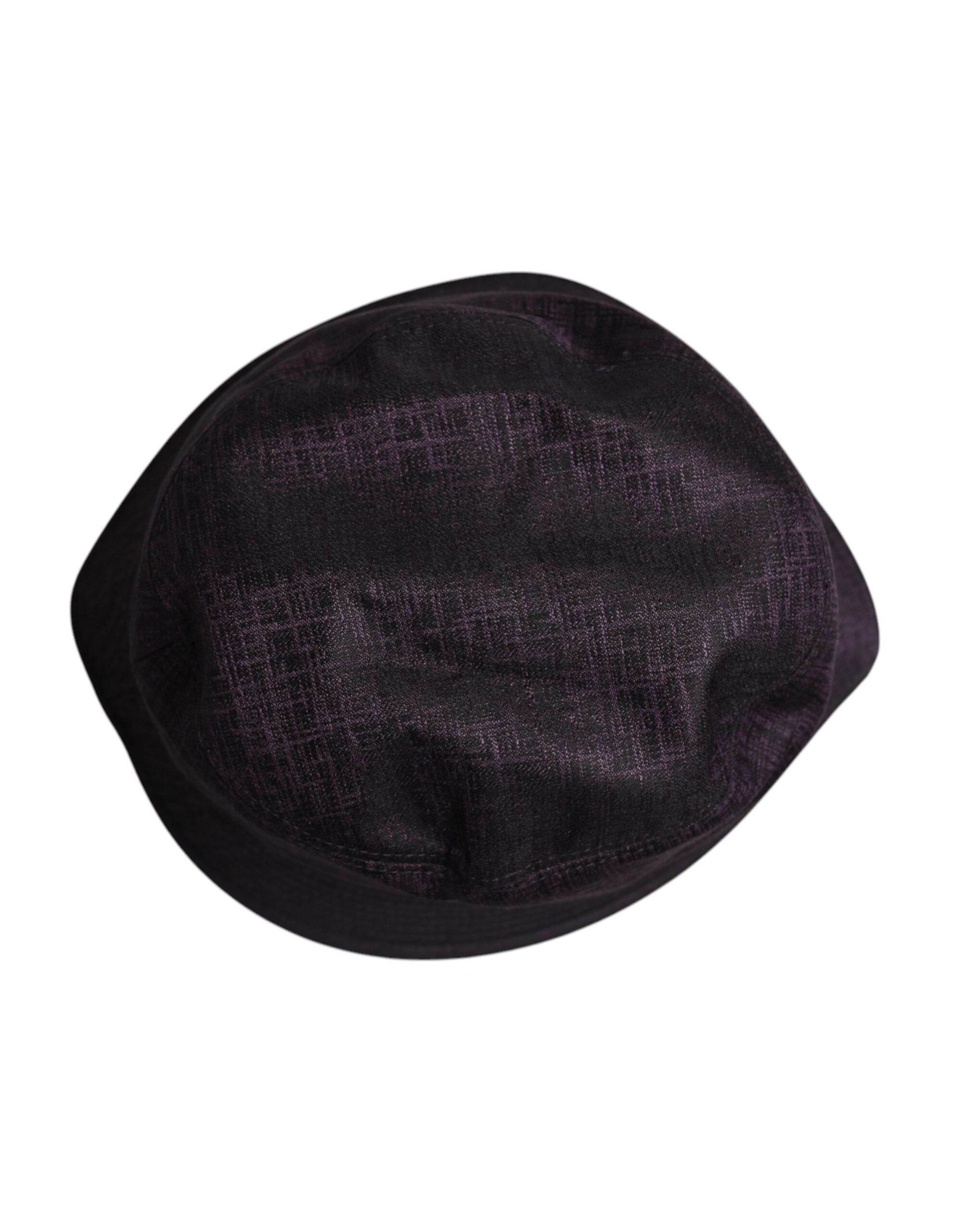 Dolce & Gabbana Black Nylon Bucket Hat with Wide Brim-4
