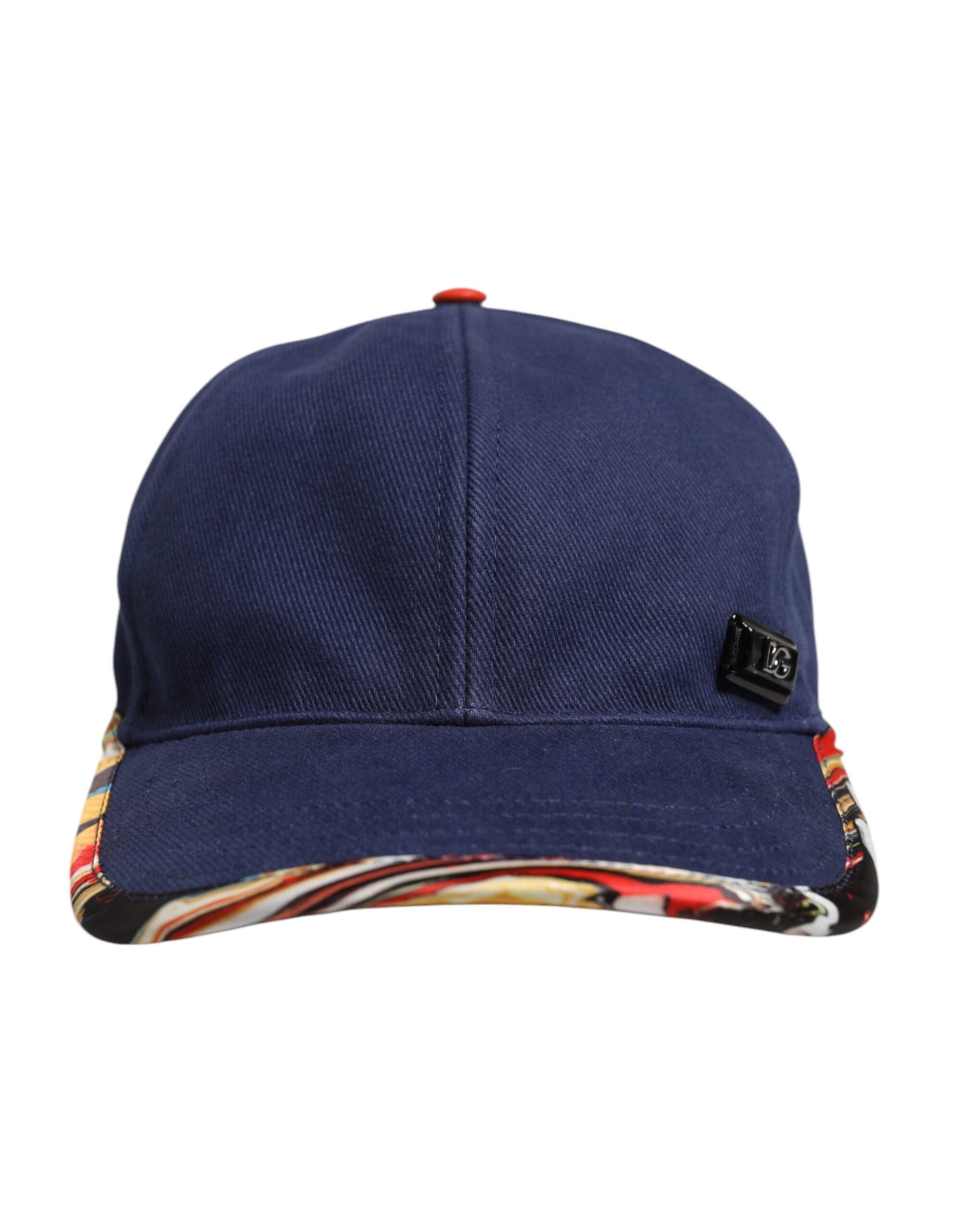 Dolce & Gabbana baseball cap in blue cotton with 6 panels-2