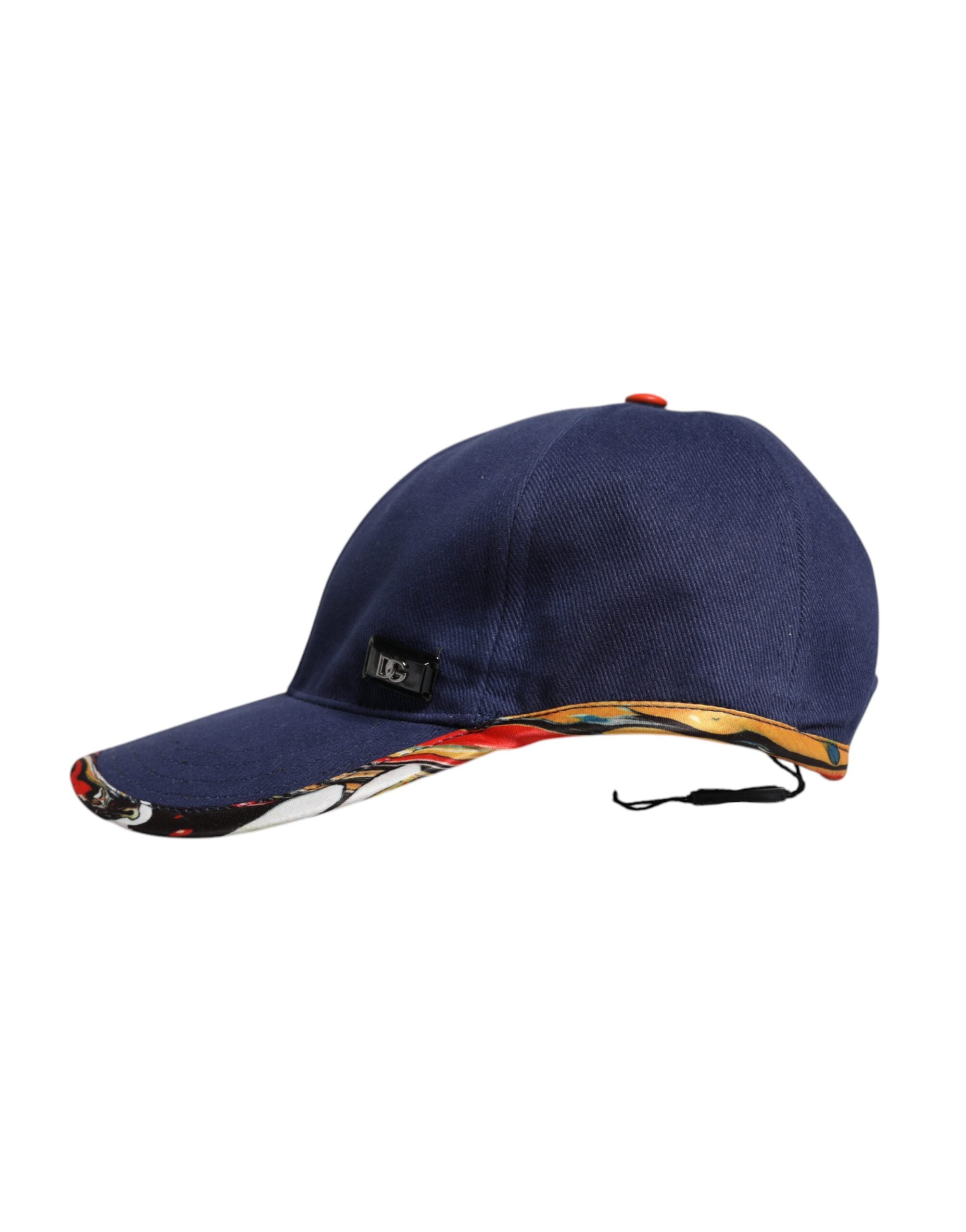 Dolce & Gabbana baseball cap in blue cotton with 6 panels-3