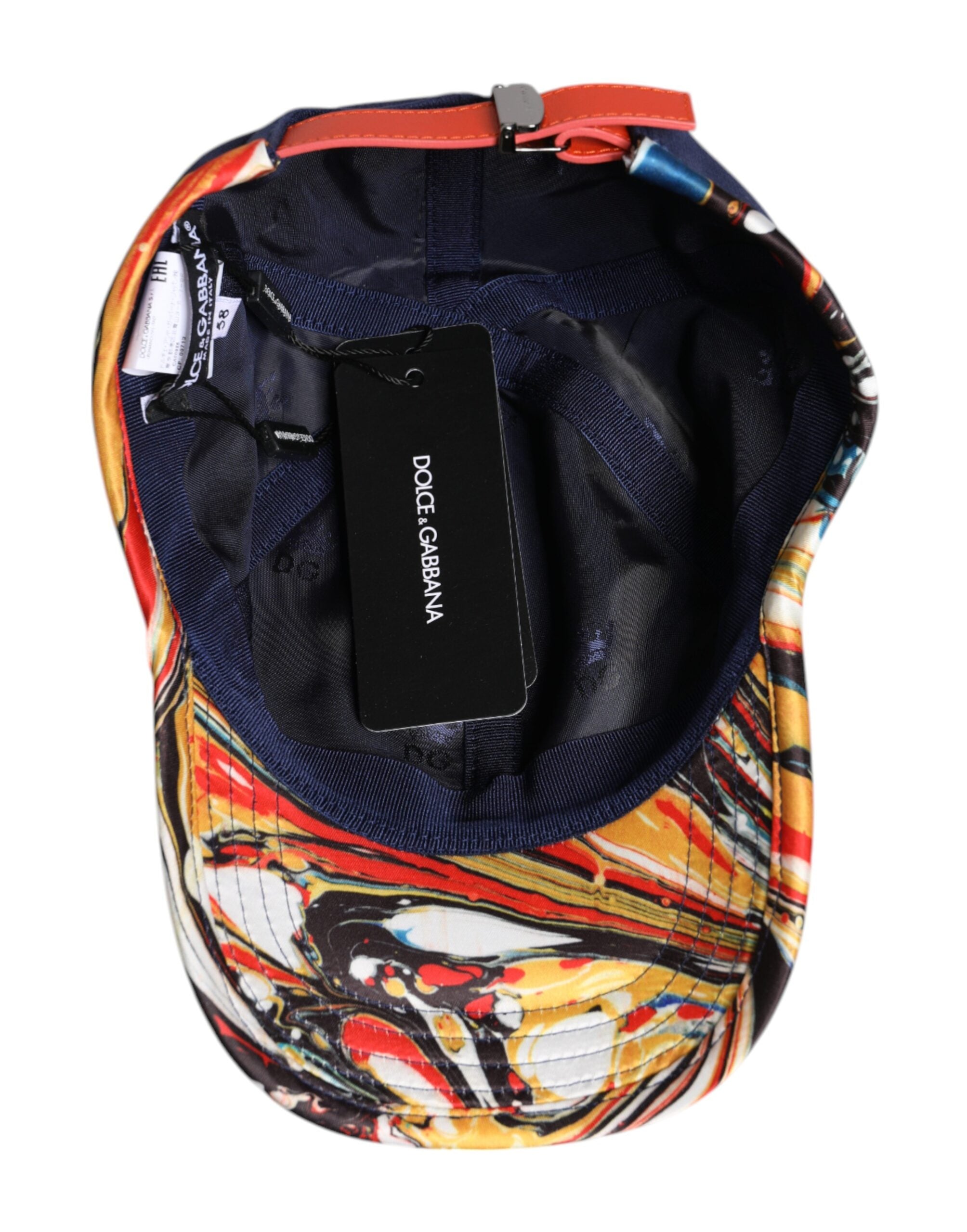 Dolce & Gabbana baseball cap in blue cotton with 6 panels-7