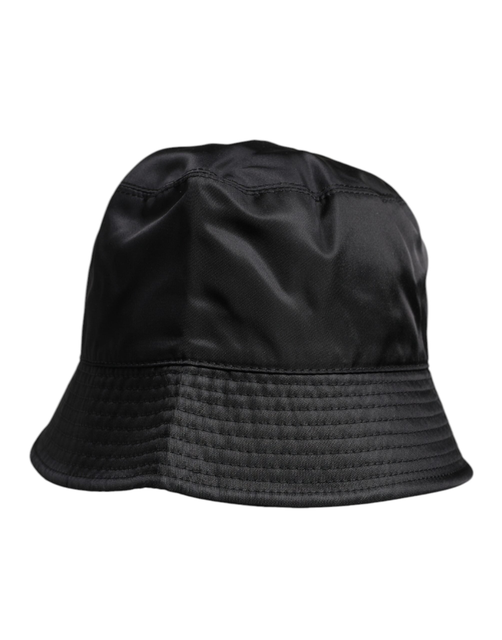 Sombrero de pescador de algodón negro con ala ancha de Dolce & Gabbana-2