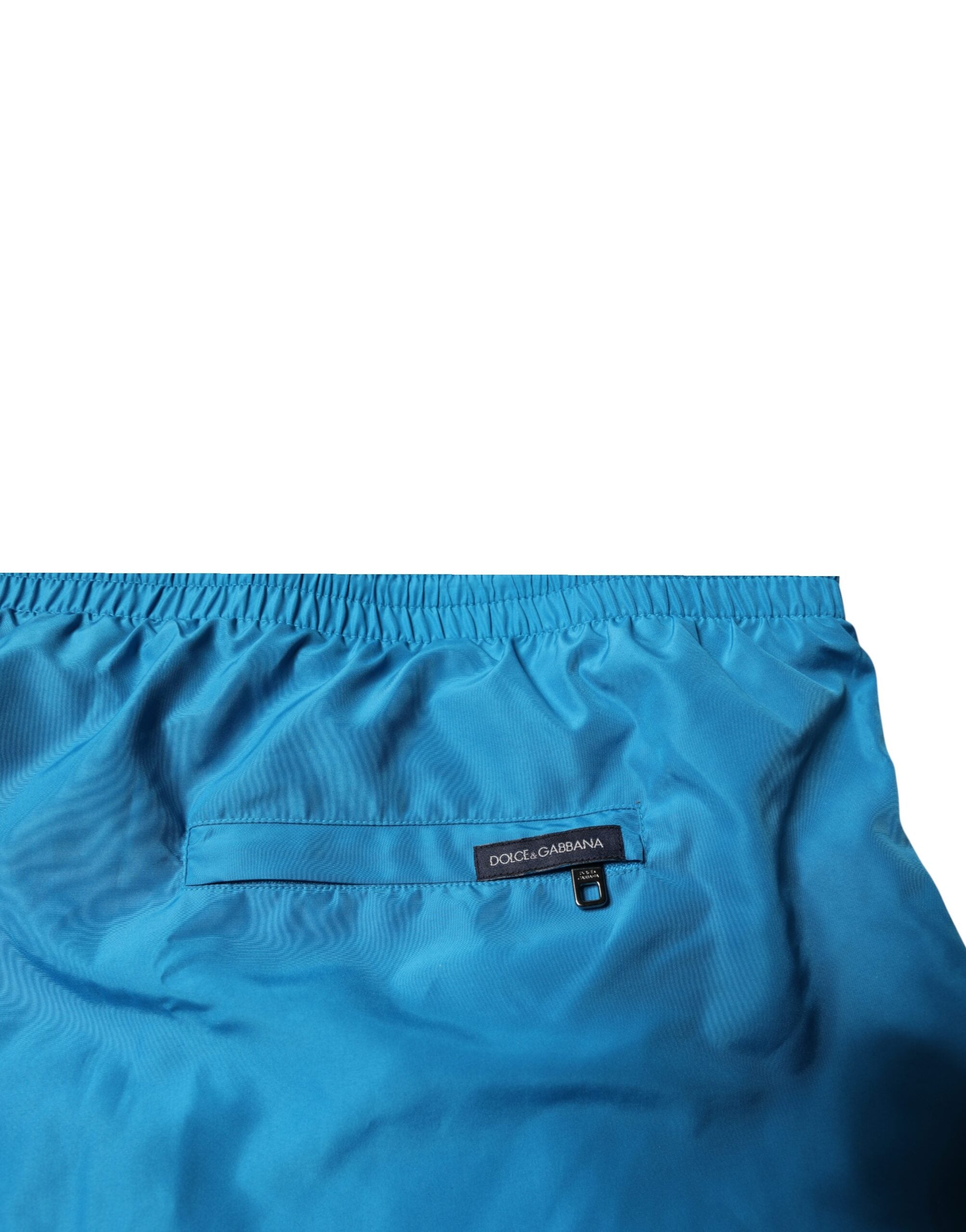 Dolce & Gabbana Turquoise Logo Beachwear Shorts 2Pc Swimwear-4